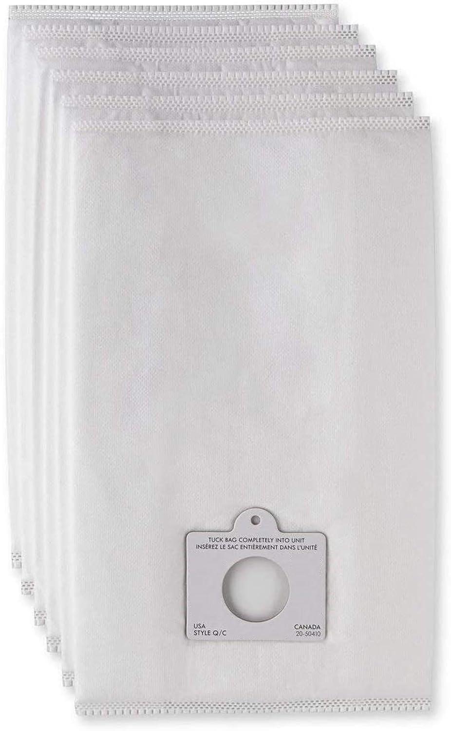 6 Pack Type Q HEPA Canister Vacuum Bags for Kenmore, 53292 Replacement Canister Vacuum Cleaner Bags for Kenmore 81214, 81414, 81614, 81615, 81714, 21814, BC7005, BC3005,BC2005