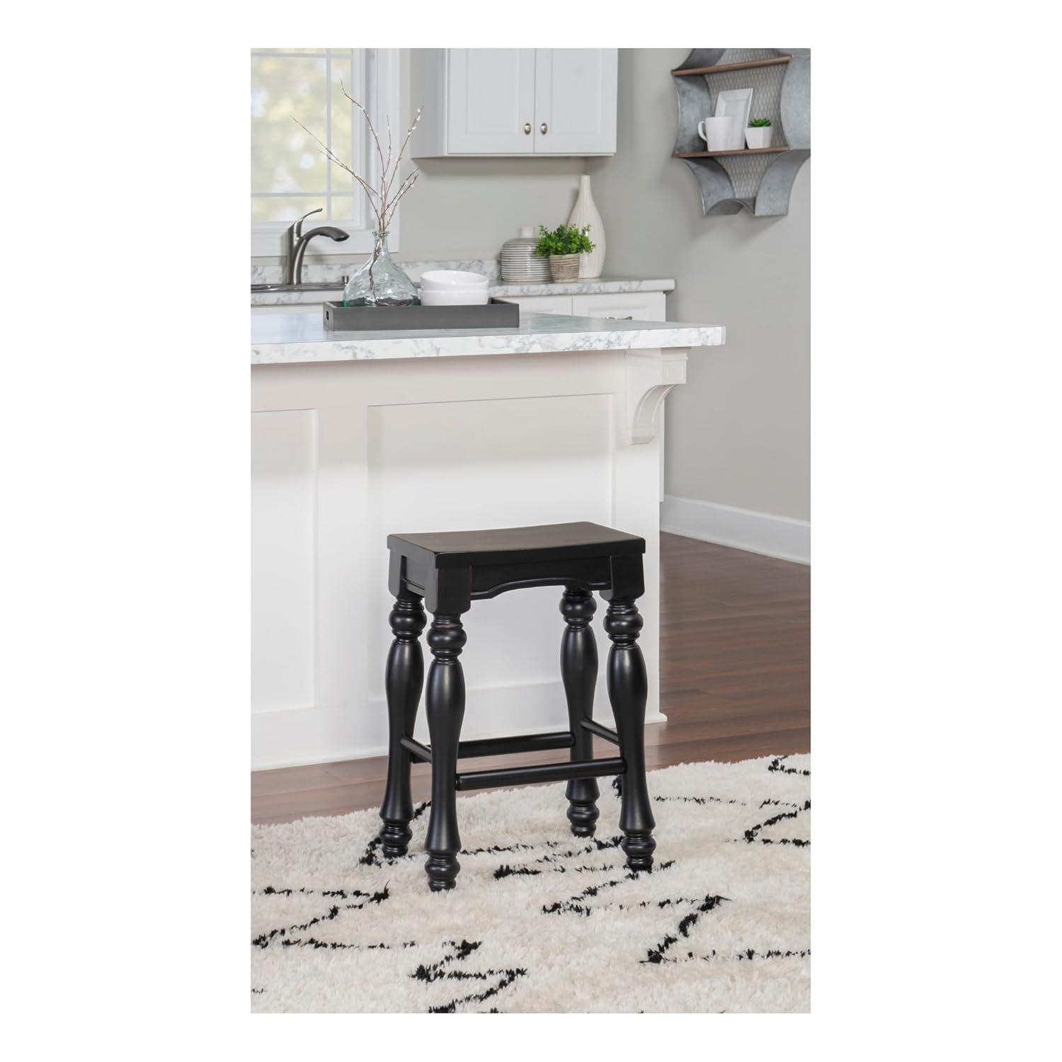 Clemente Counter Stool with Solid Wood Frame