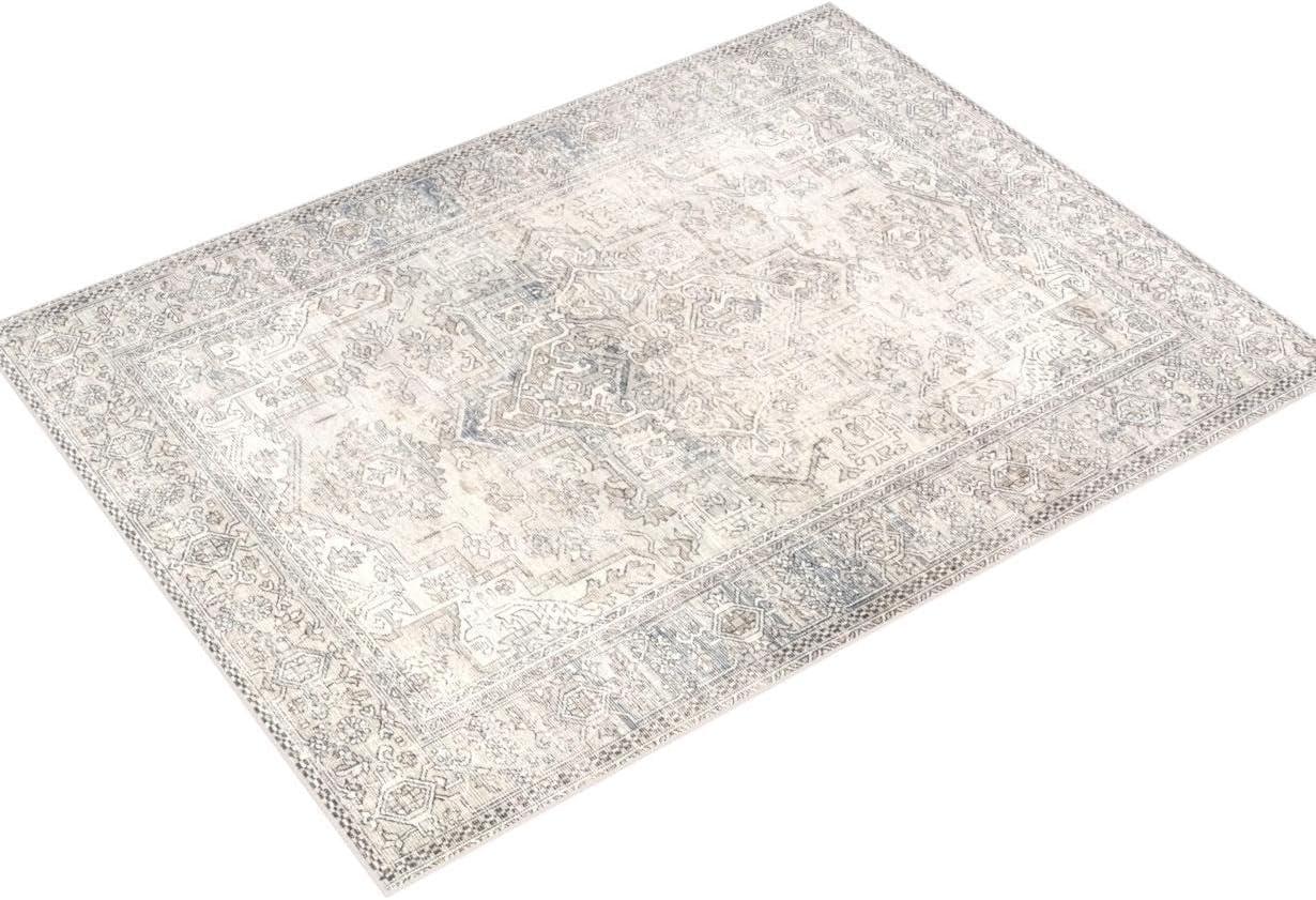 Becki Owens x Livabliss Margot Oriental Light Gray/Beige Area Rug