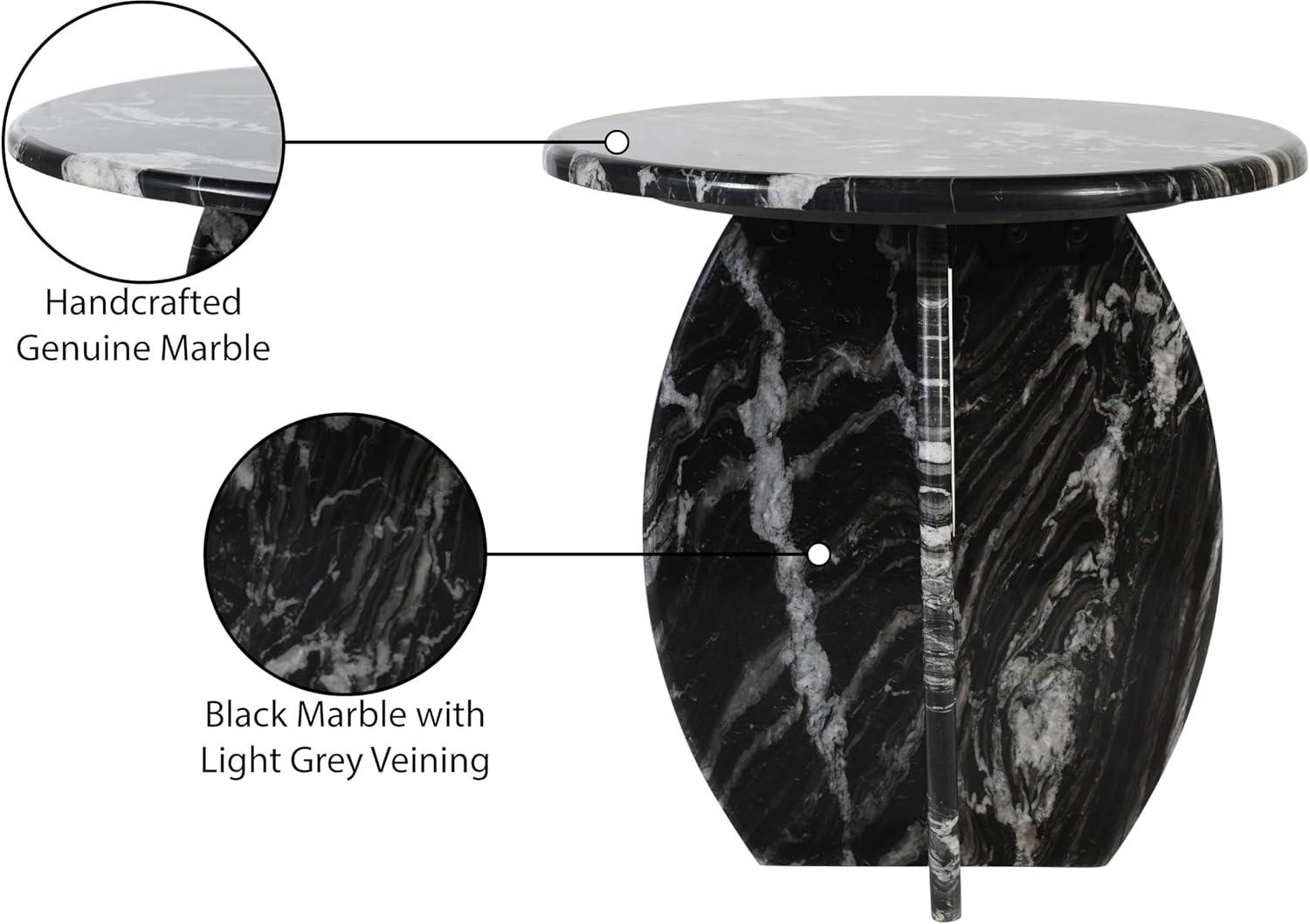 Meridian Furniture Formentera Black End Table