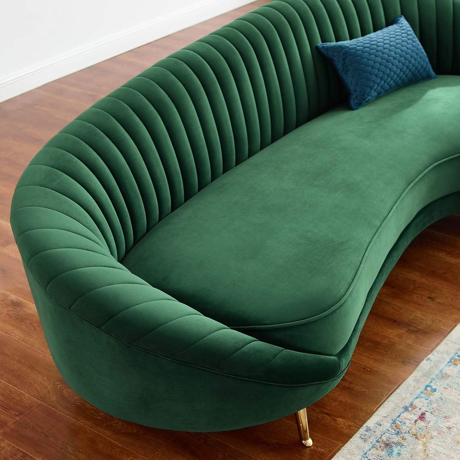 97'' Velvet Sofa