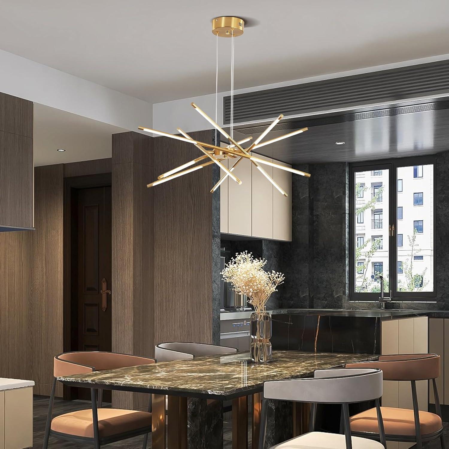Mahonia 12 - Light Linear Chandelier