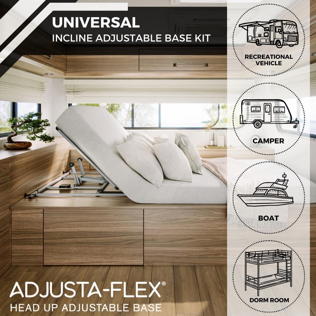 Boyd Sleep King Size Adjustable Base Kit - Lightweight Bed Riser with Wireless Remote, Fast Easy Assembly
