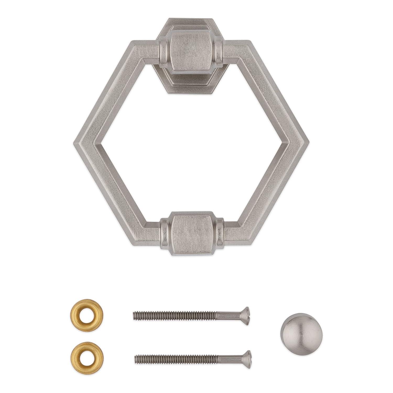 National Hardware - V1918 Powell Door Knocker - Satin Nickel