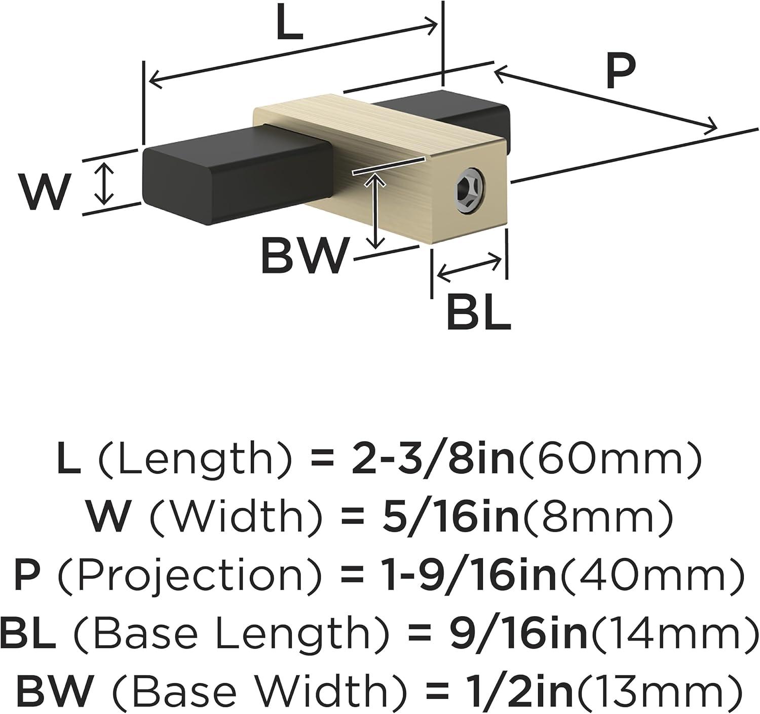 Mulino 2-3/8 inch (60mm) Length