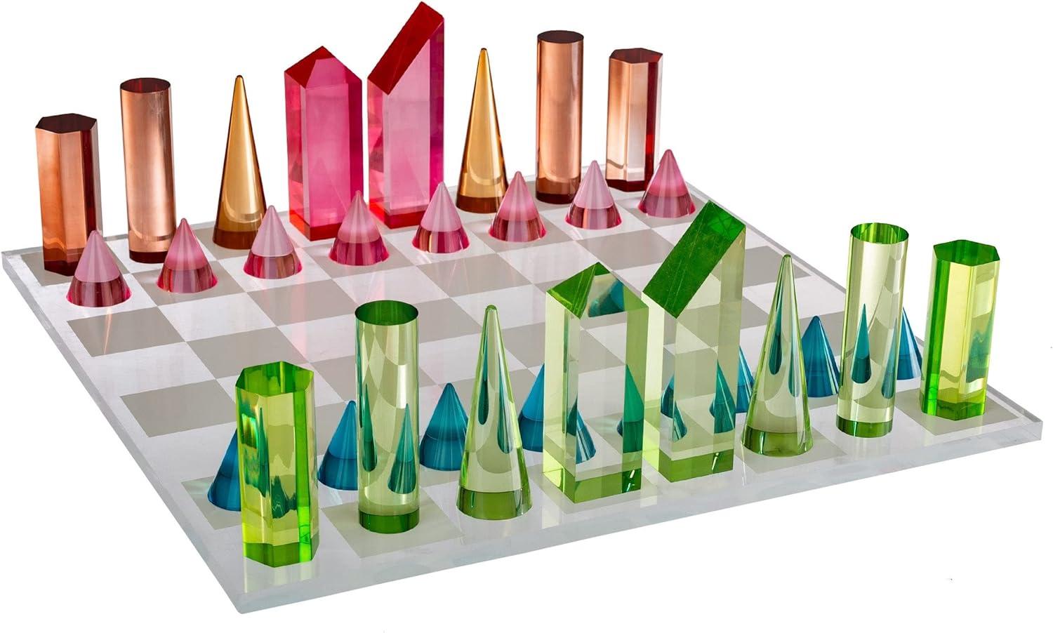 Trademark Games 2 Player Acrylic Chess