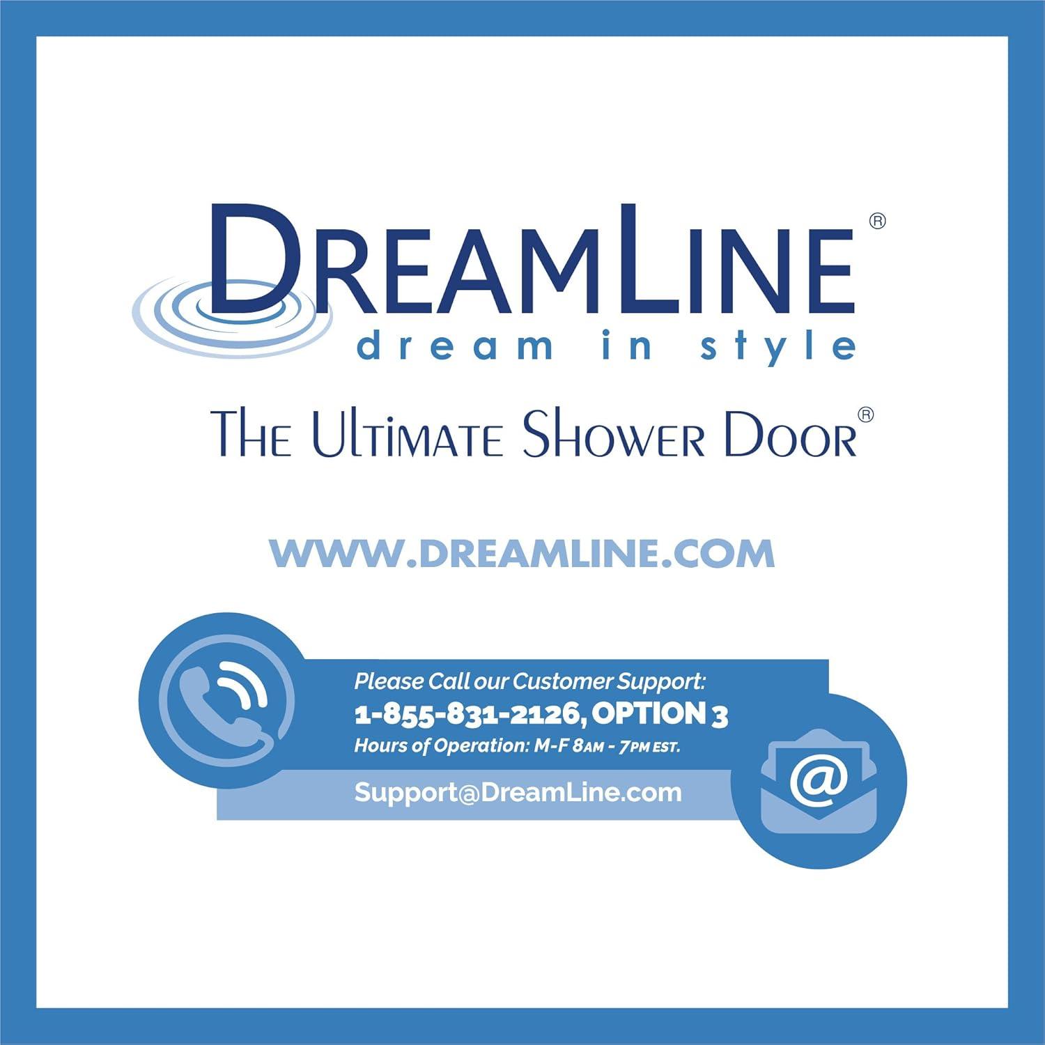 Unidoor 39" W x 72" HHinged Frameless Shower Door with ClearMax™ Technology