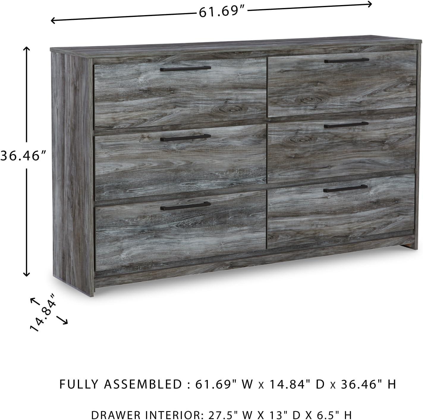 Loon Peak® Kaisee 61.75'' W 6 - Drawer Dresser