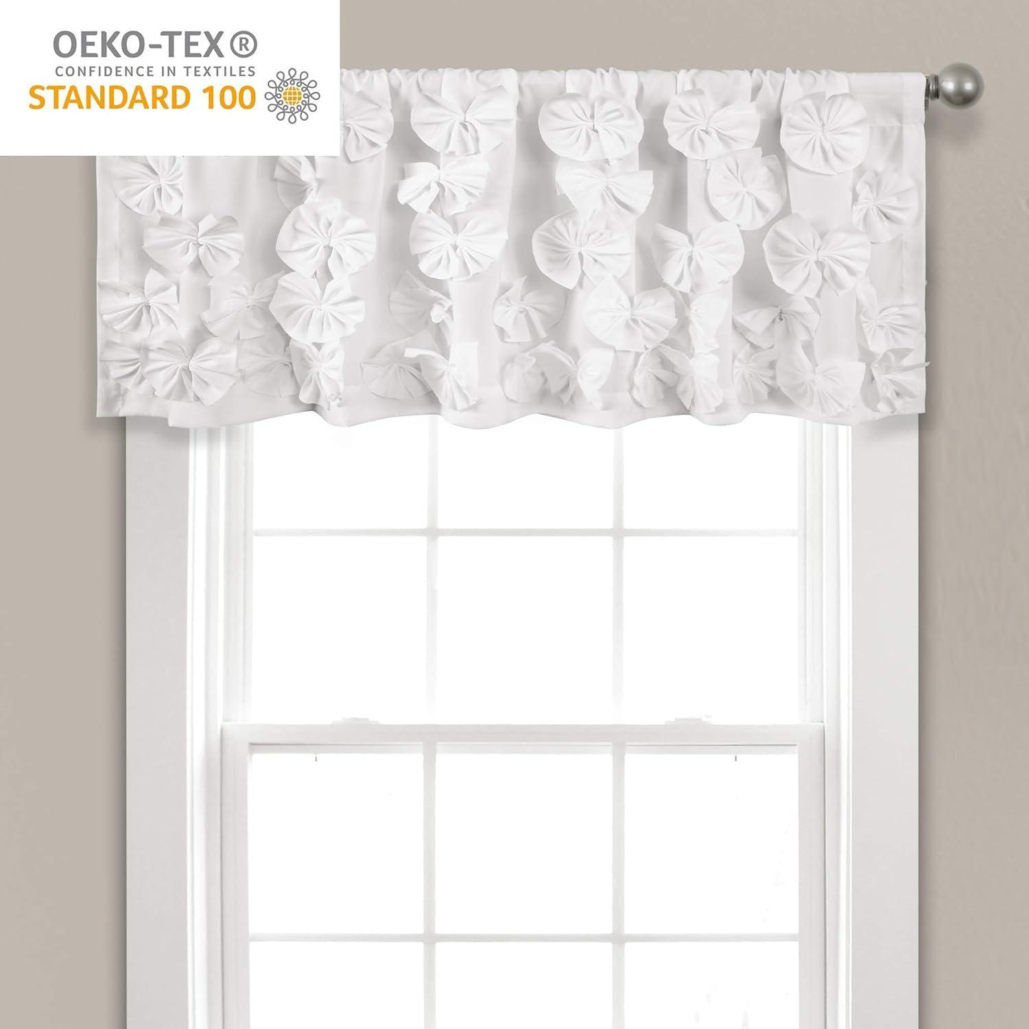 Scalloped 52'' W Window Valance