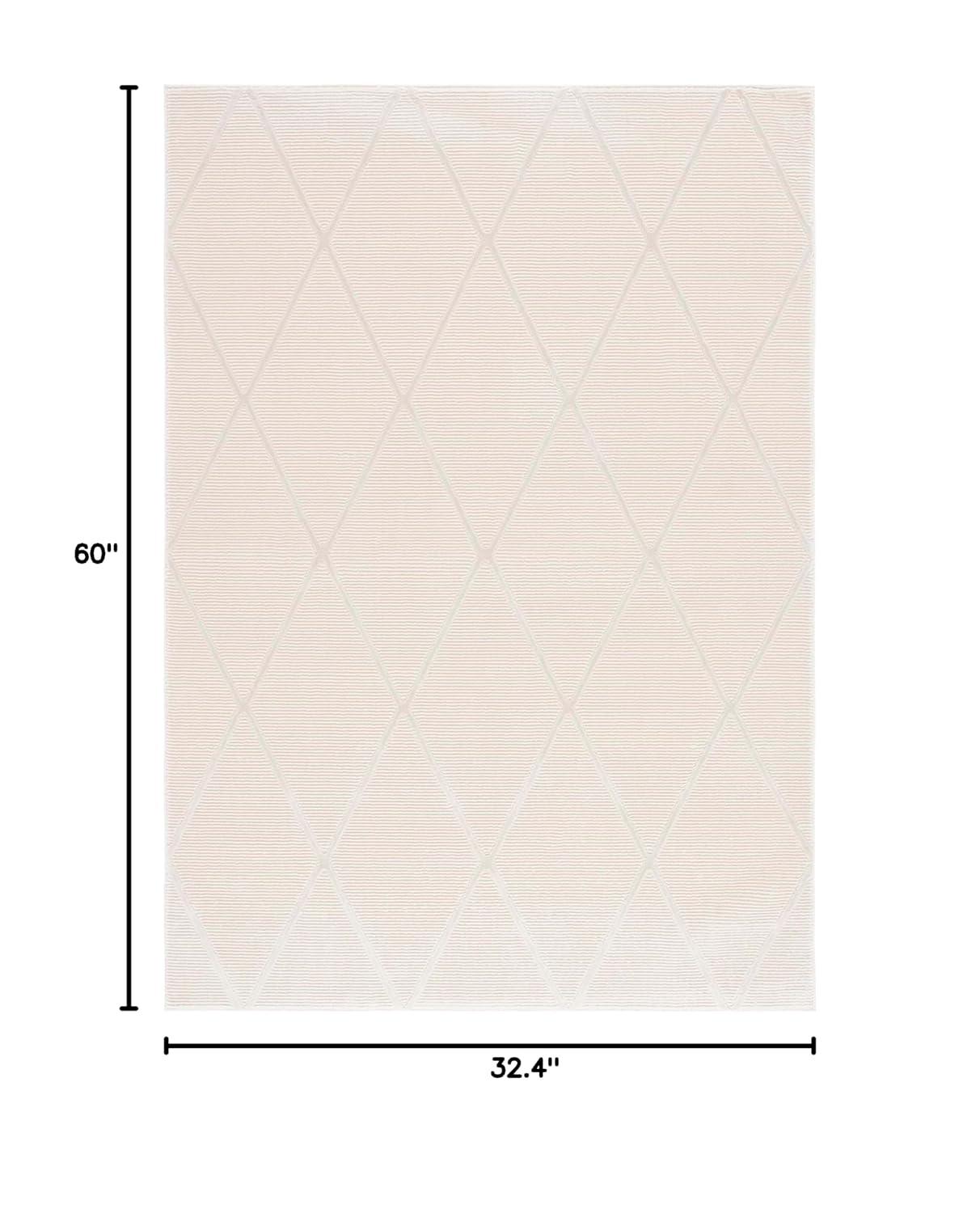 Revive REV104 Power Loomed Accent Rug - Ivory - 2'7"x5' - Safavieh.