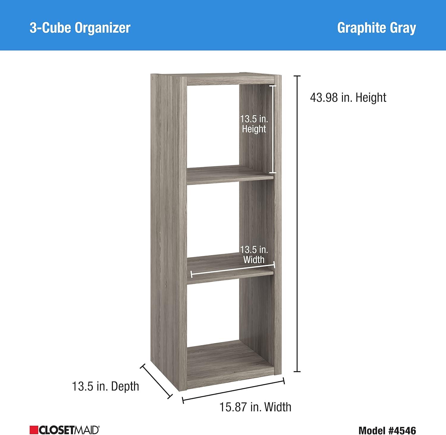 ClosetMaid 43.98" H x 15.87" W Cube Bookcase