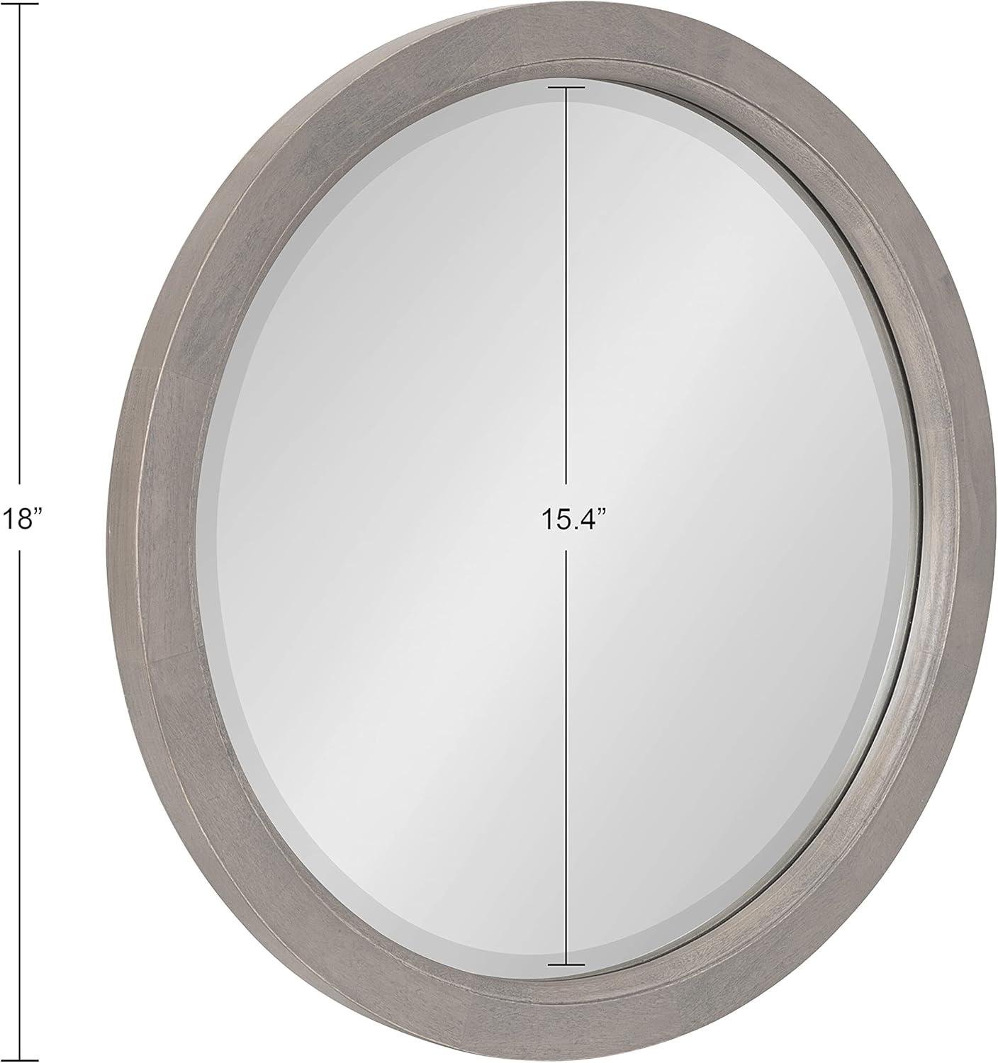 Hogan Round Framed Decorative Wall Mirror - Kate & Laurel All Things Decor