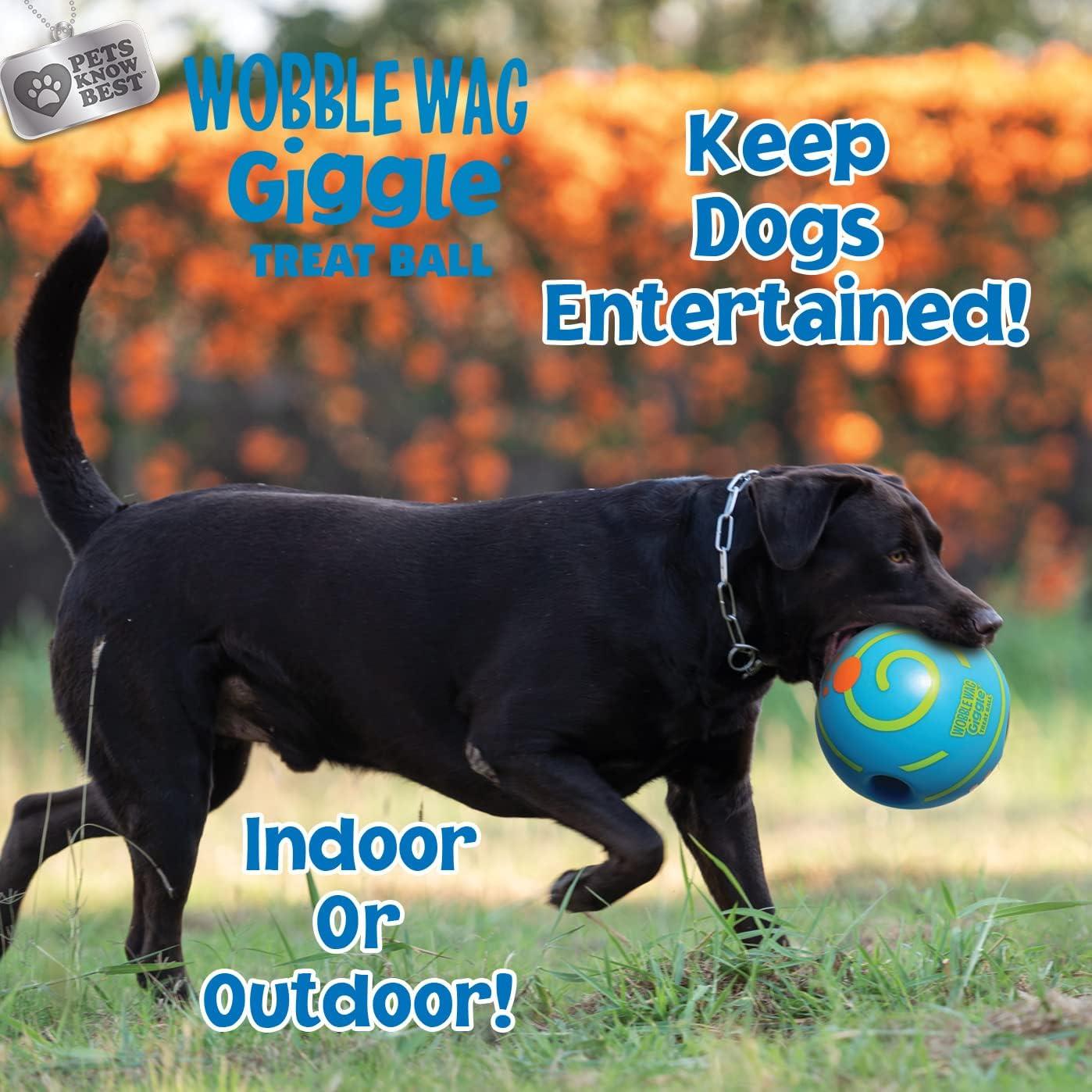 Pets Know Best Wobble Wag Giggle Dog Treat Dispenser Ball Toy
