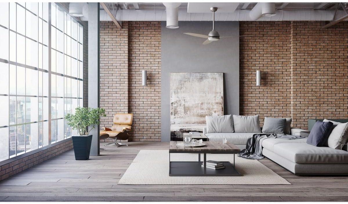 Progress Lighting, Cylinders Collection, 2-Light Wall Light, Metallic Gray, Aluminum, Antique Bronze Shade