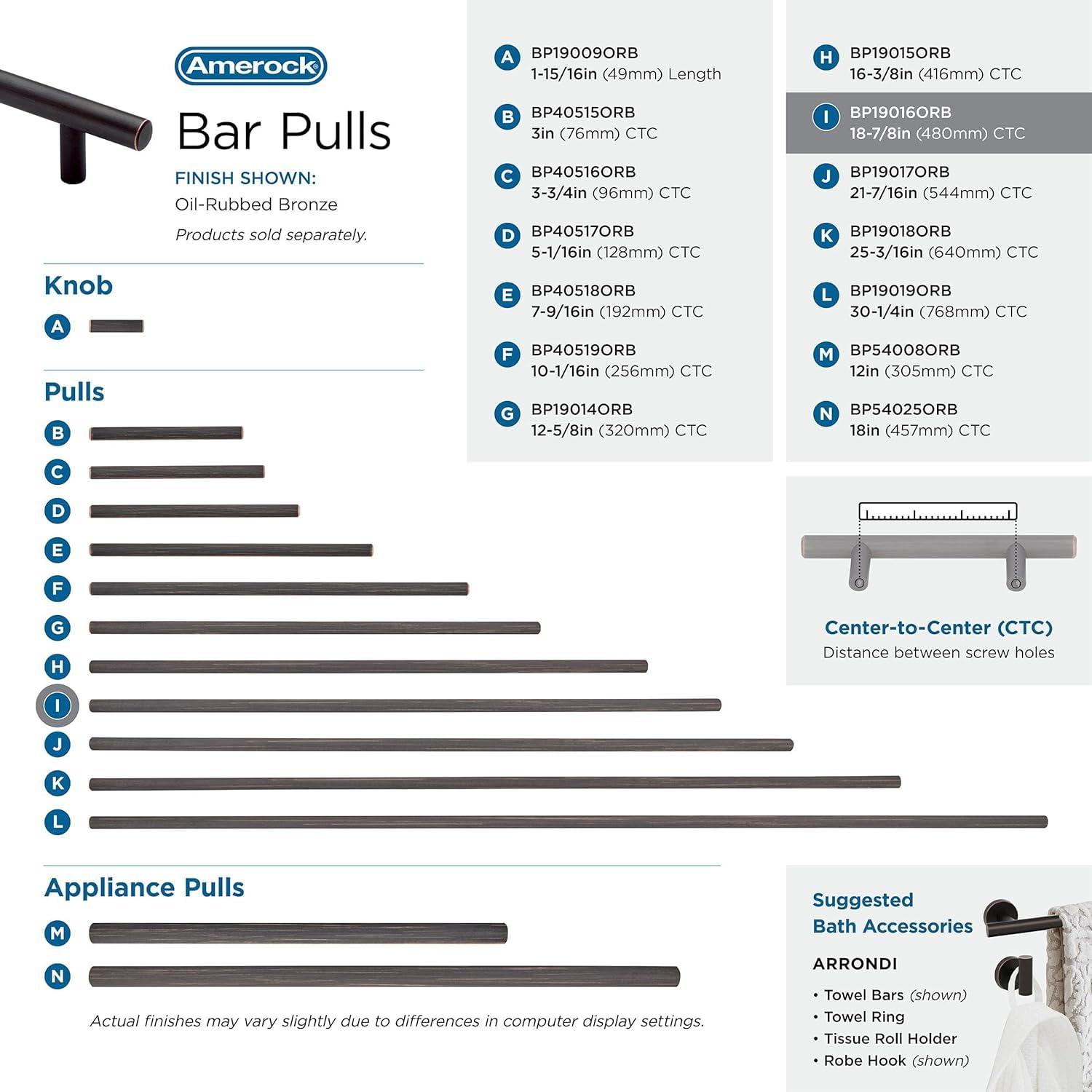Bar Pulls Center to Center Bar Pull
