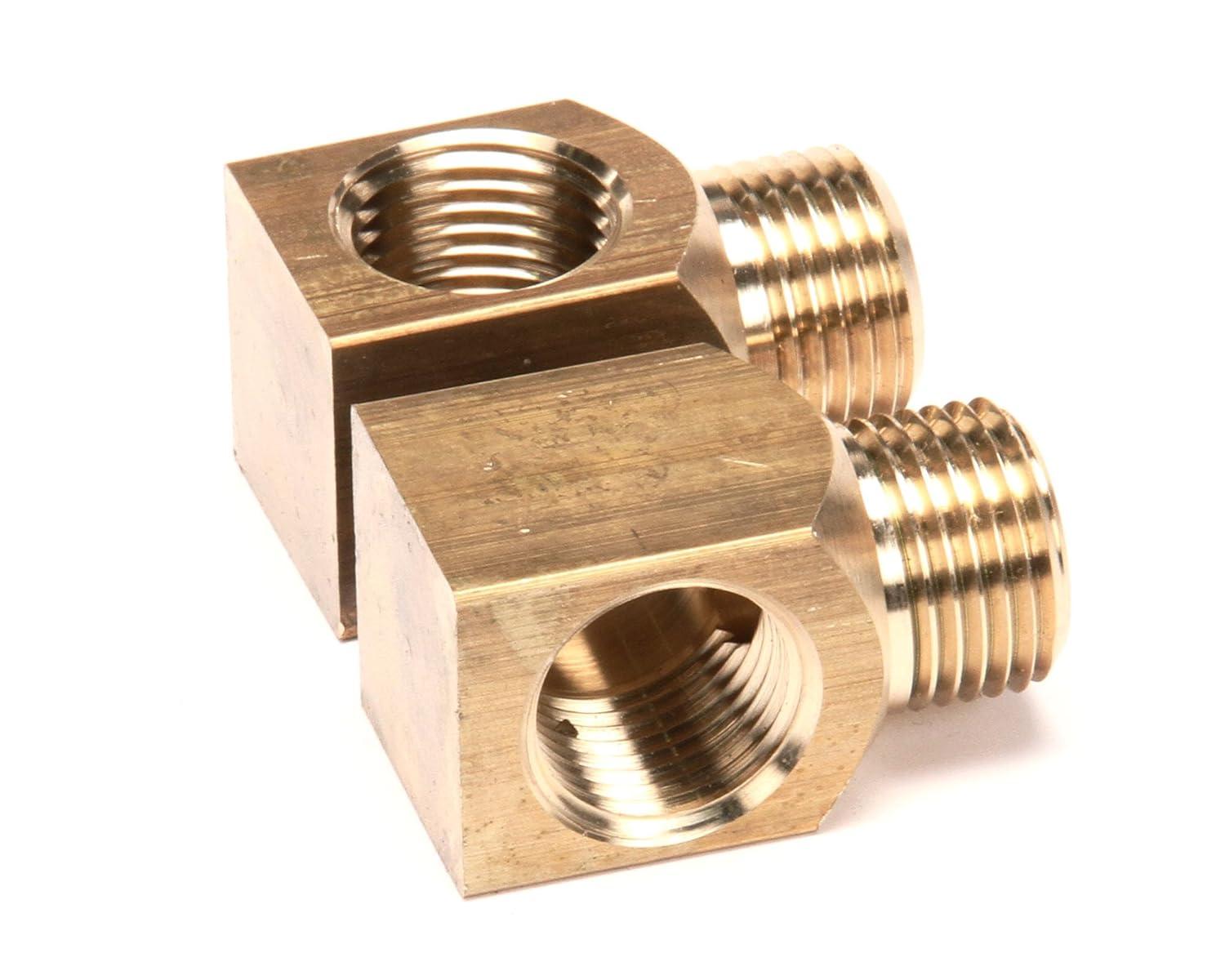 Brass 0.5 Inch Installation Kit for Wall Mount Faucets