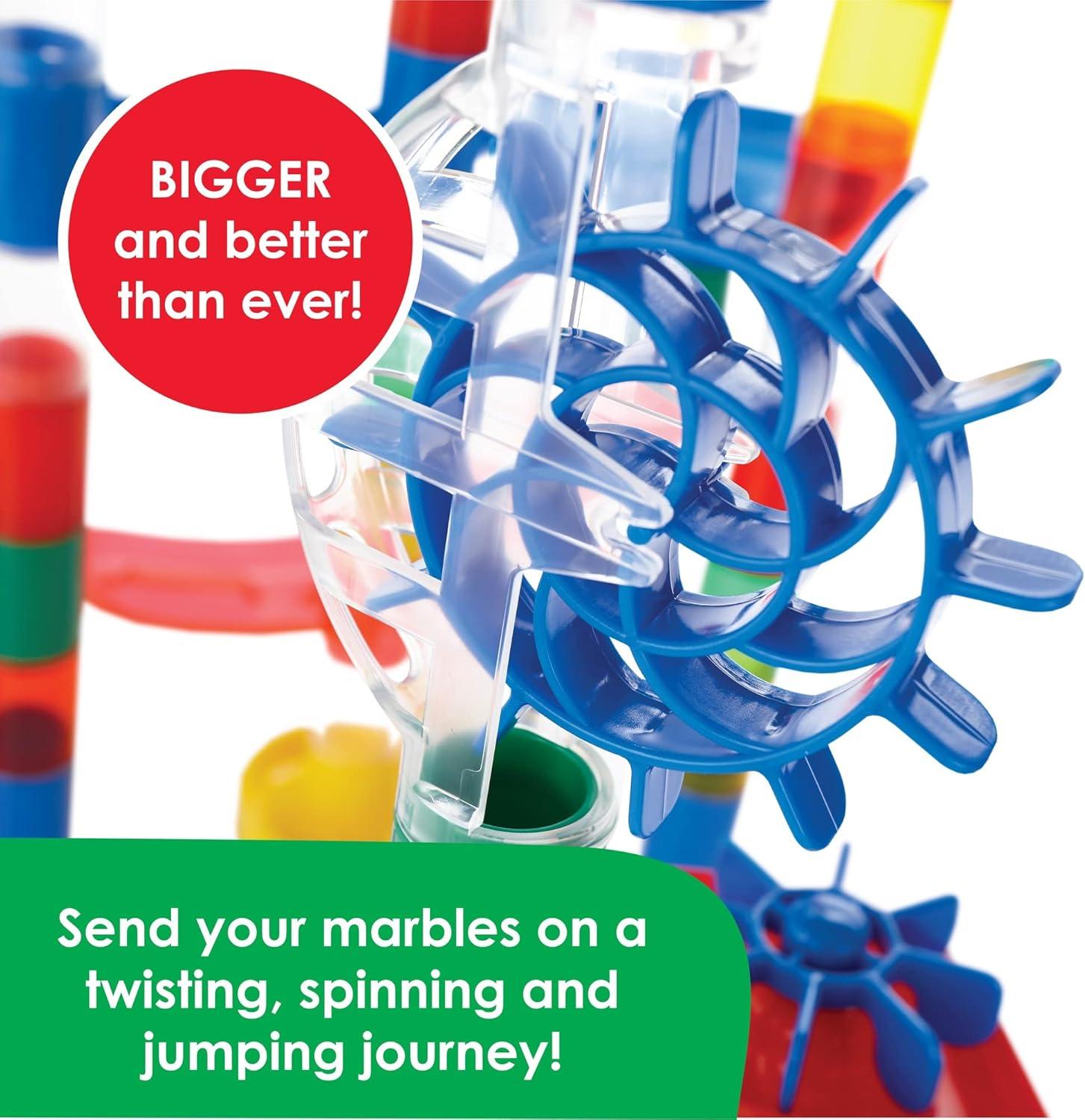 MindWare Mega Marble Run: 215-Piece Set - Building Toys