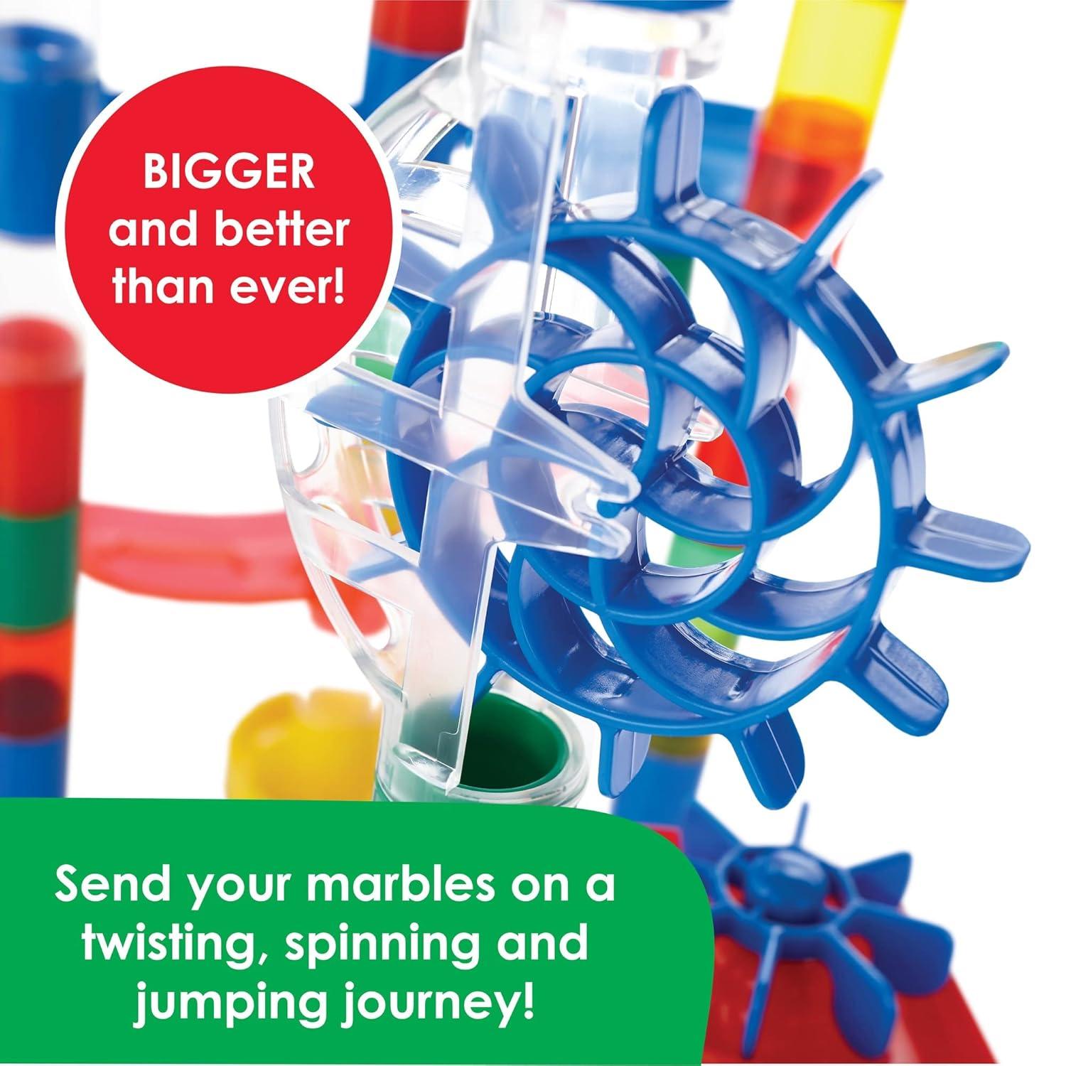 MindWare Mega Marble Run: 215-Piece Set - Building Toys