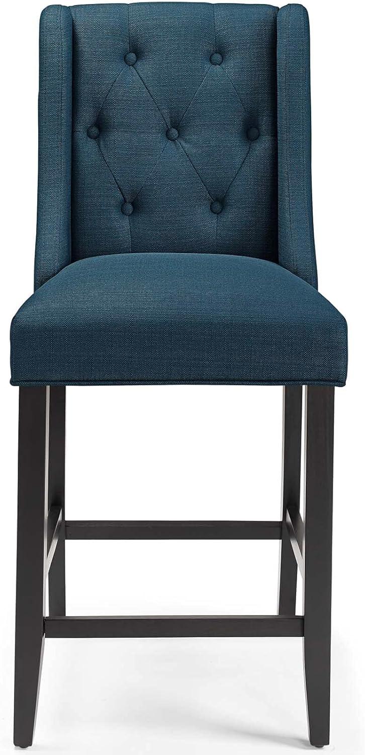 Modway Baronet Tufted Button Upholstered Fabric/Faux Leather Stool