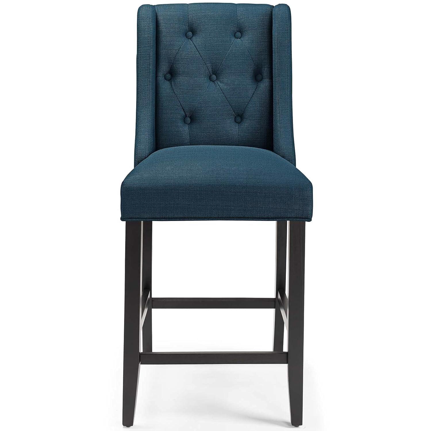 Modway Baronet Tufted Button Upholstered Fabric/Faux Leather Stool
