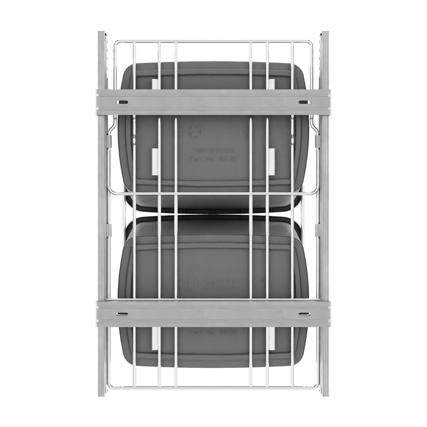 Rev-A-Shelf Rev-A-Shelf Double Pull Out Trash Can 27 Qt for Kitchen