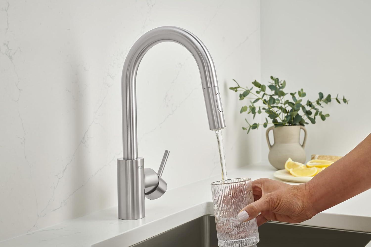 Concetto™ Pull Down Single Handle Kitchen Faucet with Accessories