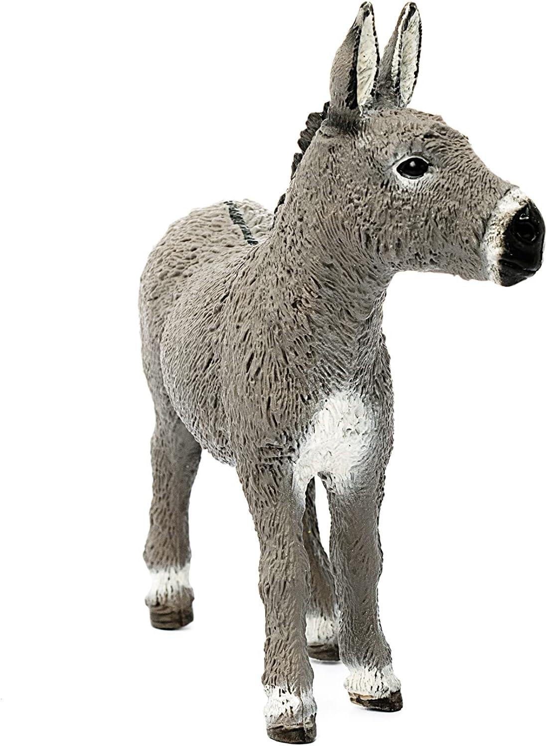 Schleich - Farm World: Donkey Animal Decorative Toy Figurine, 1 Pc