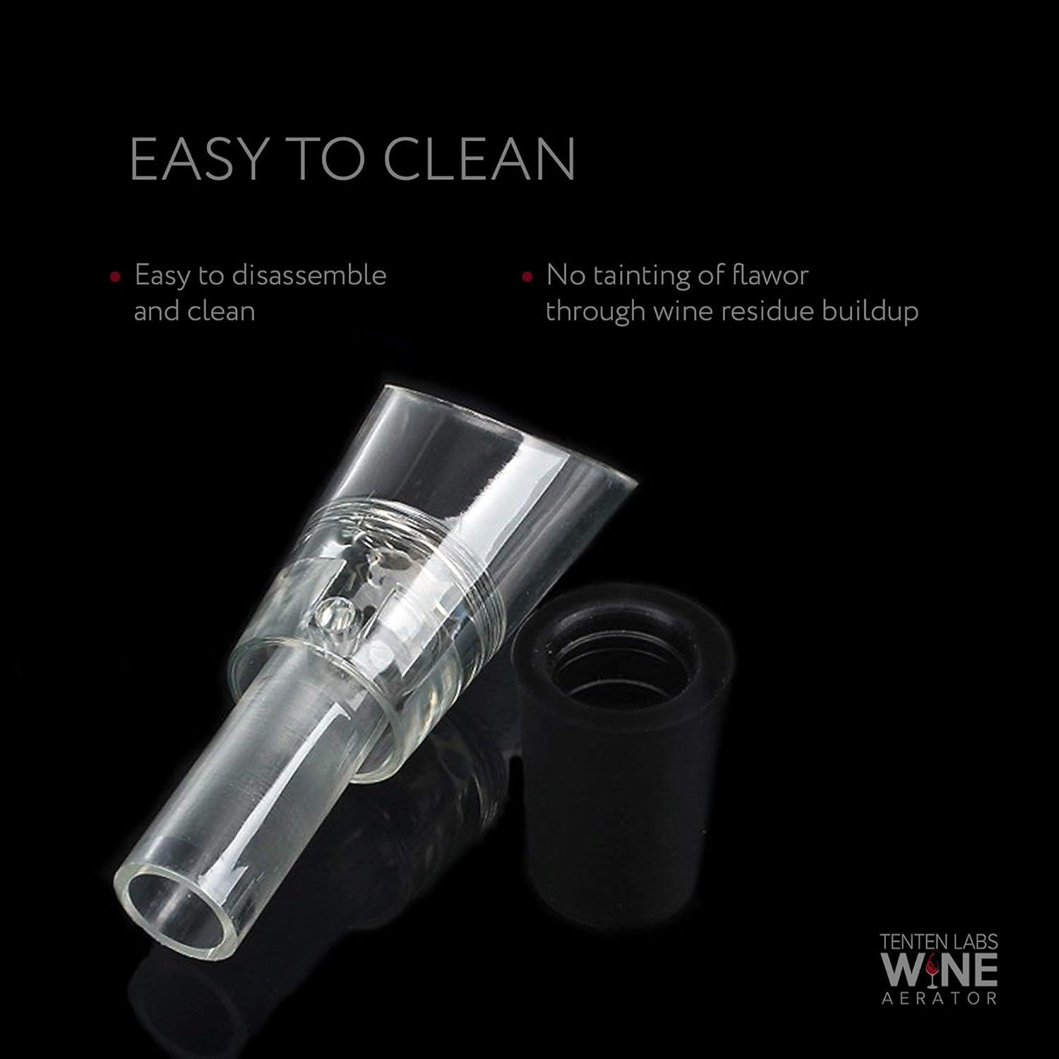 Modern Wine Aerator Pourer and Pump (2-Pack) - Enhance, Preserve, and Enjoy Your Wine for Longer - Perfect Wine Gifts!