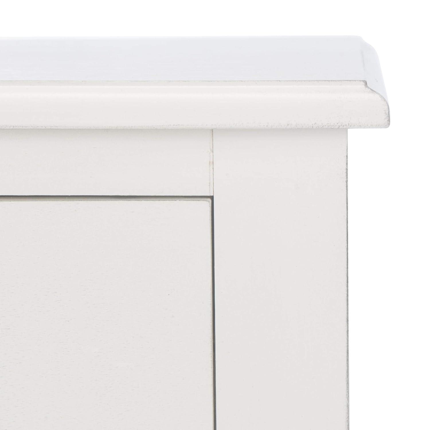 Athena Accent Table - ACC5703A - Distressed White - Safavieh