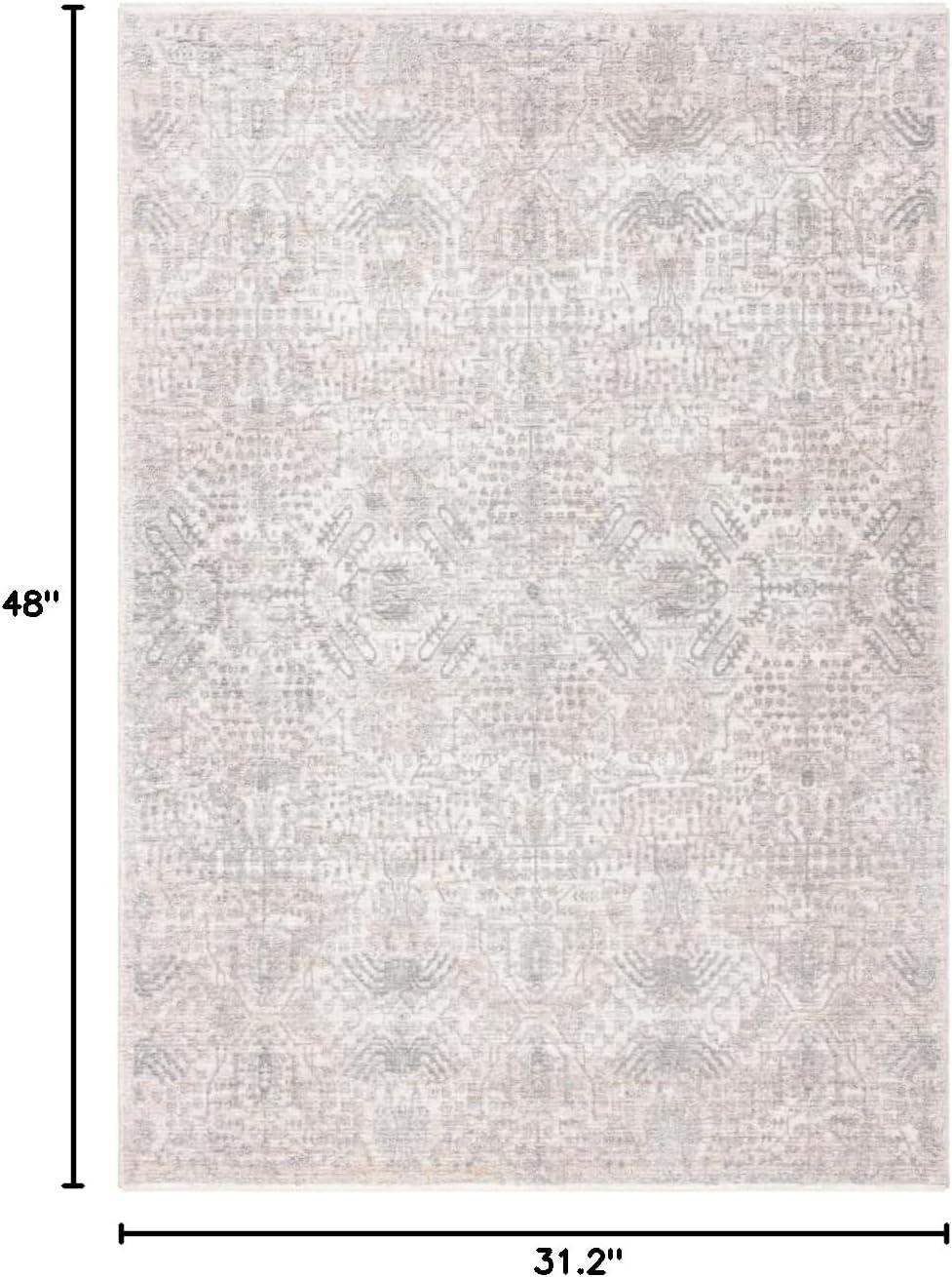 SAFAVIEH Martha Stewart Sabrina MSR8989B Lt Grey/ Beige Rug