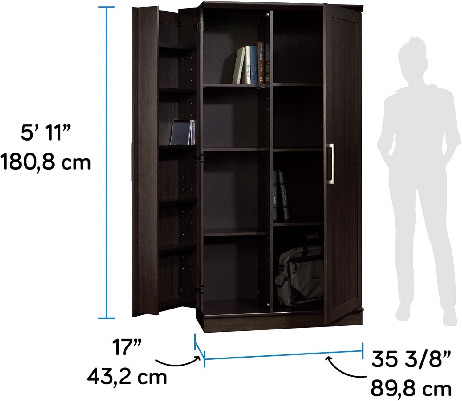 Dakota Oak Adjustable Shelving Office Storage Cabinet