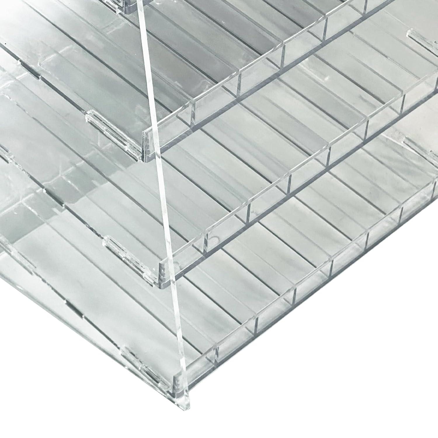 Five-Tier 40 Compartment Display, 8-Comp per Tier. Dimensions: 12"W x 8.5"D x 18.5"H