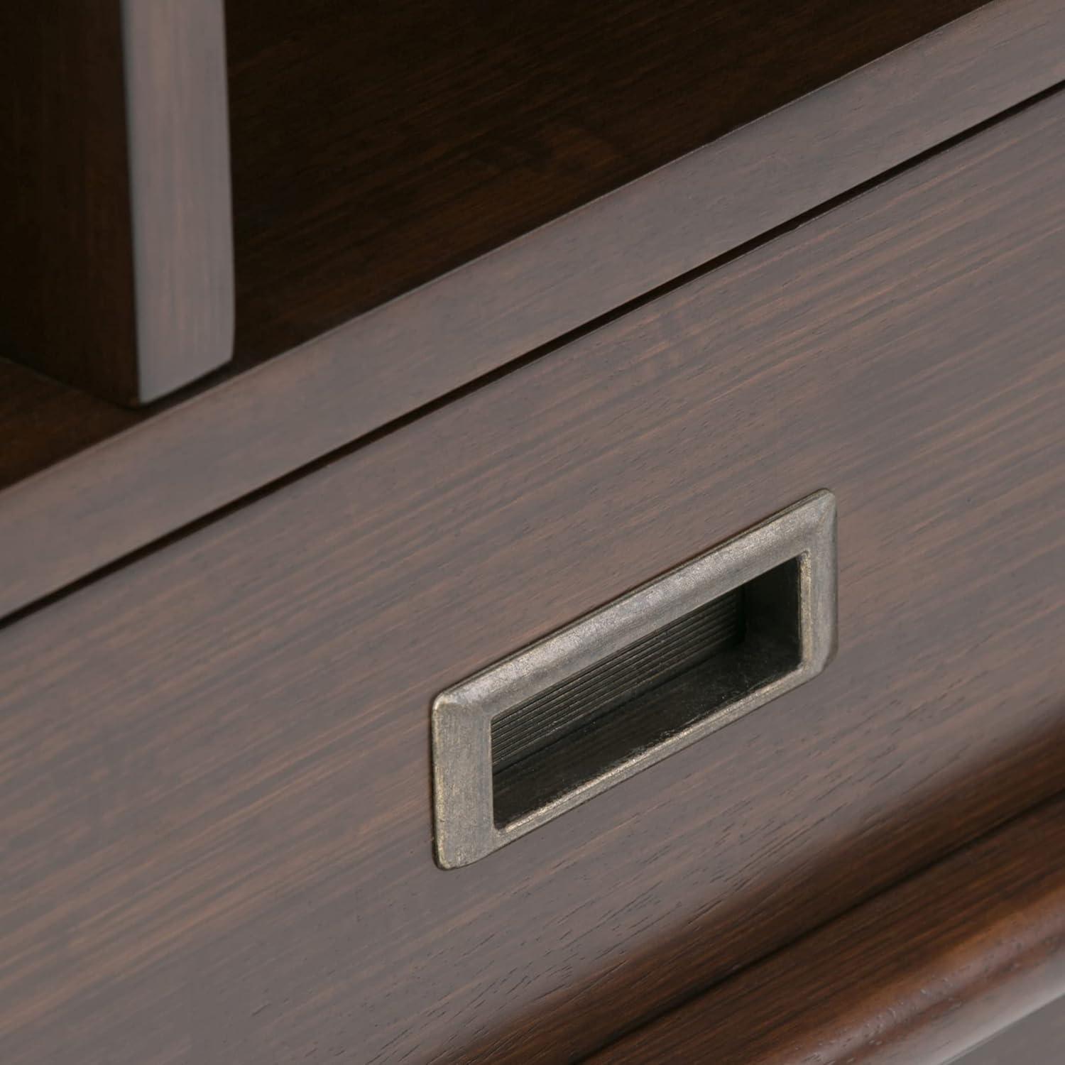 Simpli Home Draper Storage Bookcase