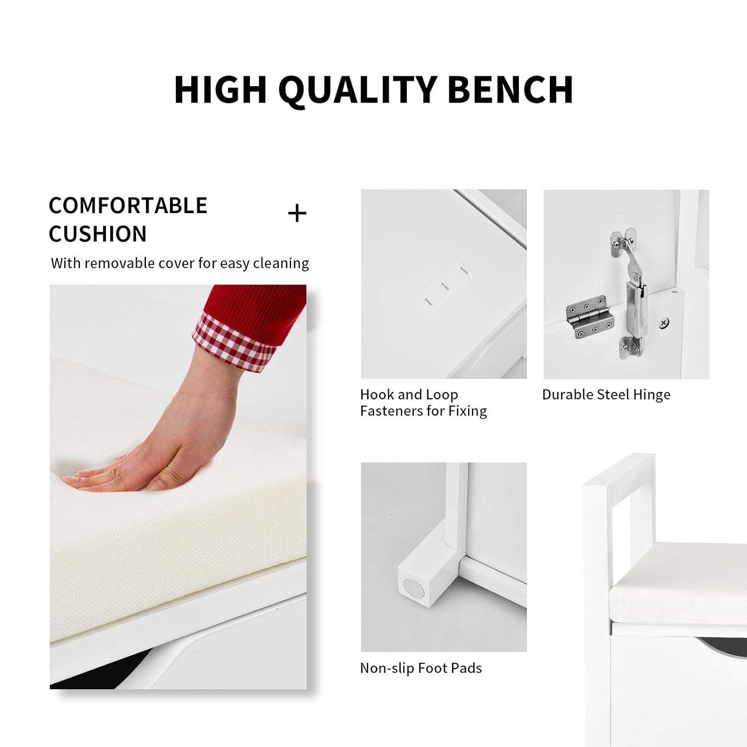 ClosetMaid ClosetMaid Cubeicals 3-Cube Storage Bench with Tan Cushion