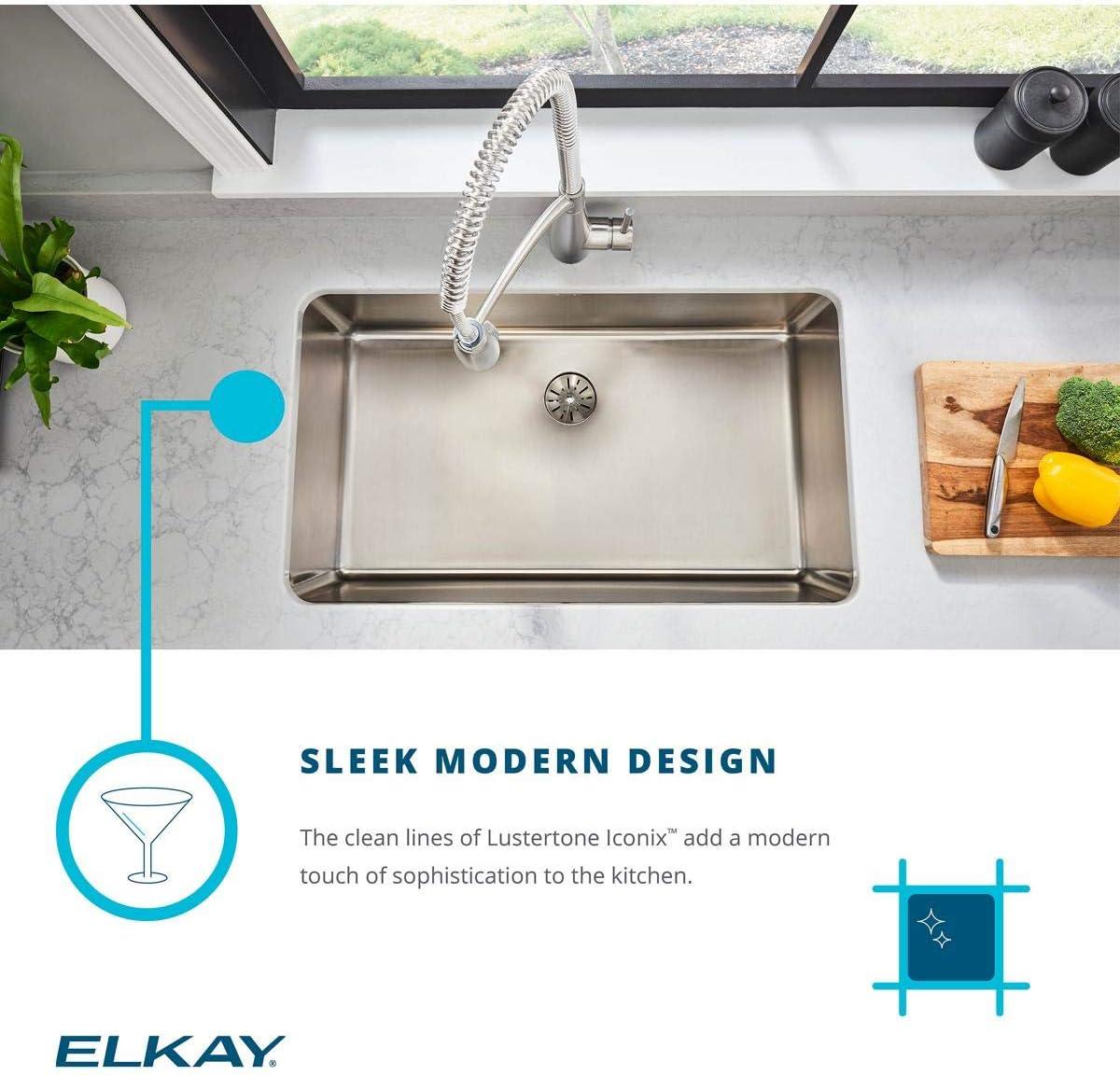 Lustrous Satin Stainless Steel Single Bowl Undermount Sink