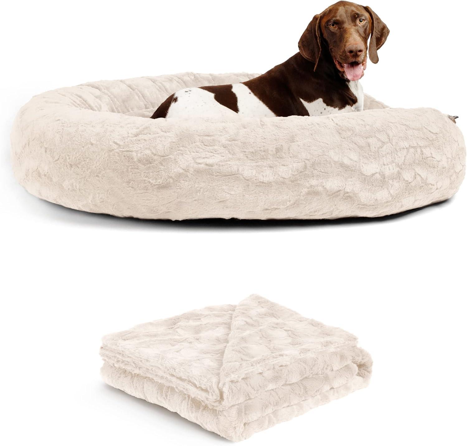 Best Friends By Sheri Best Friends by Sheri Bundle The Original Calming Lux Donut Cuddler Pet Bed/Throw