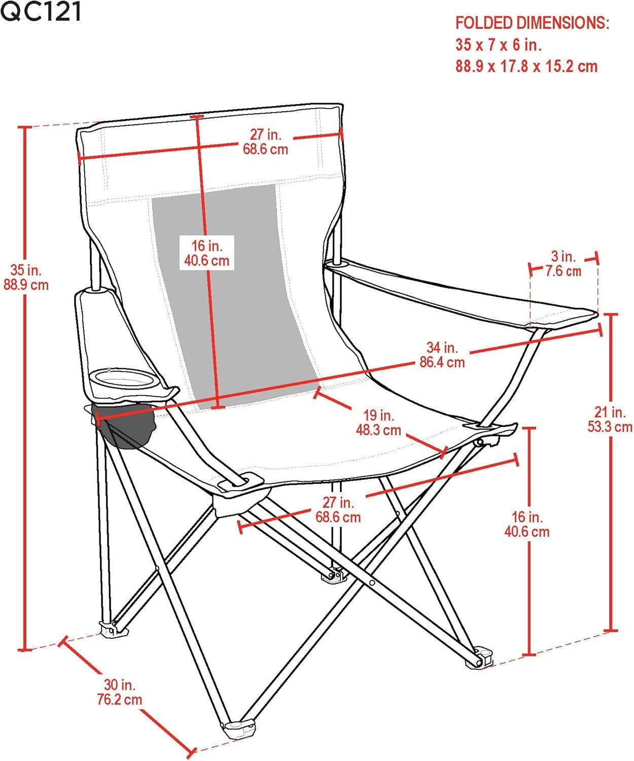 Arlmont & Co. Mudasir Folding Camping Chair | Wayfair