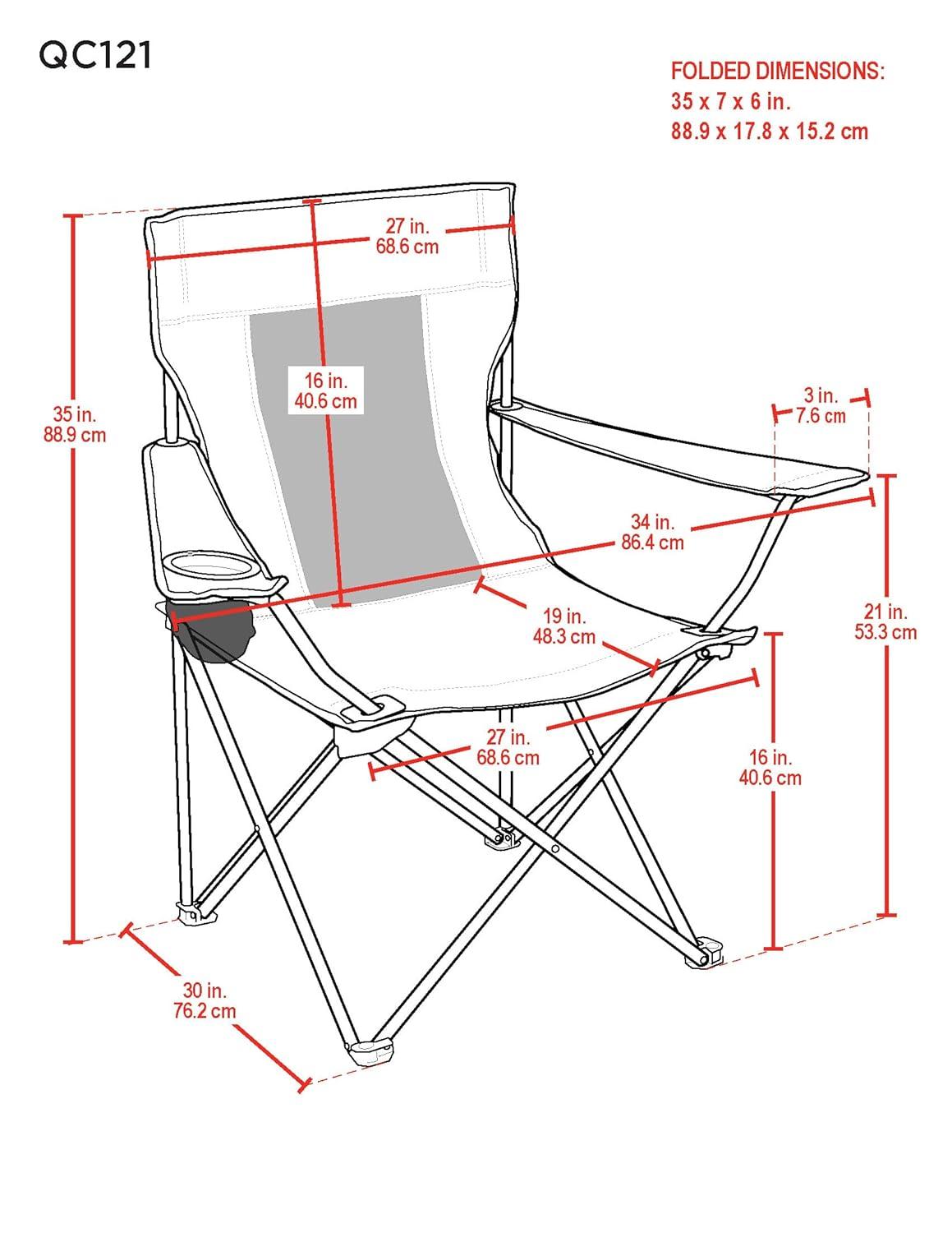 Arlmont & Co. Mudasir Folding Camping Chair | Wayfair