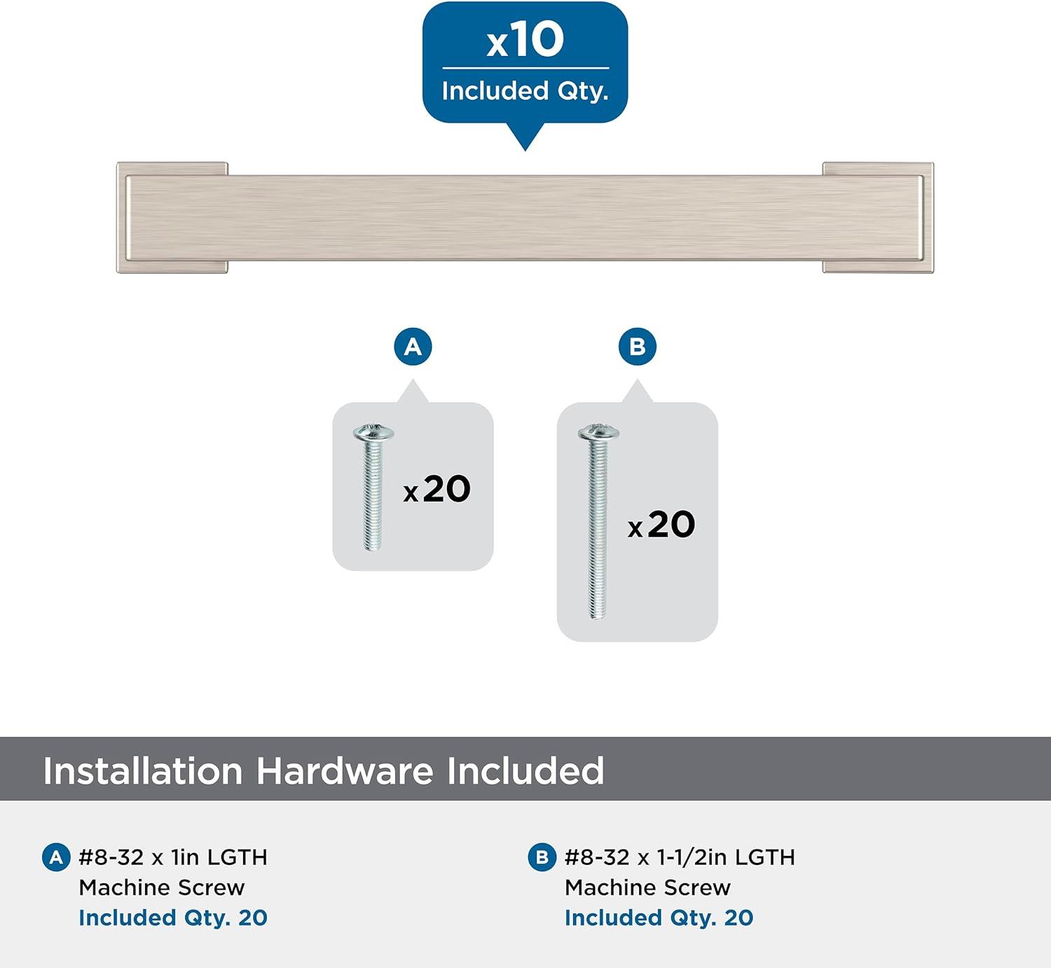 Amerock Bridgeport Cabinet or Furniture Pulls, 10 Pack