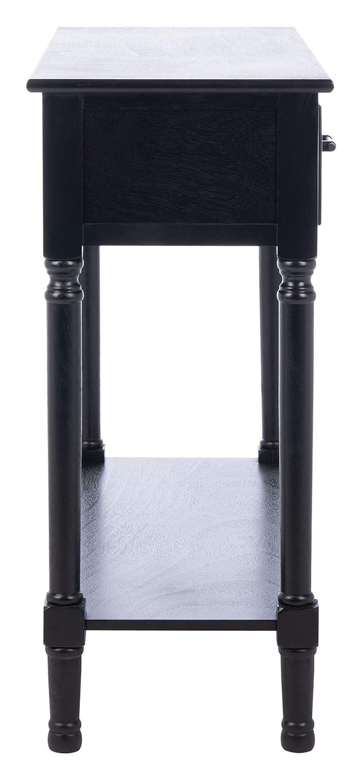 Ryder 2 Drawer Console Table - Black - Safavieh