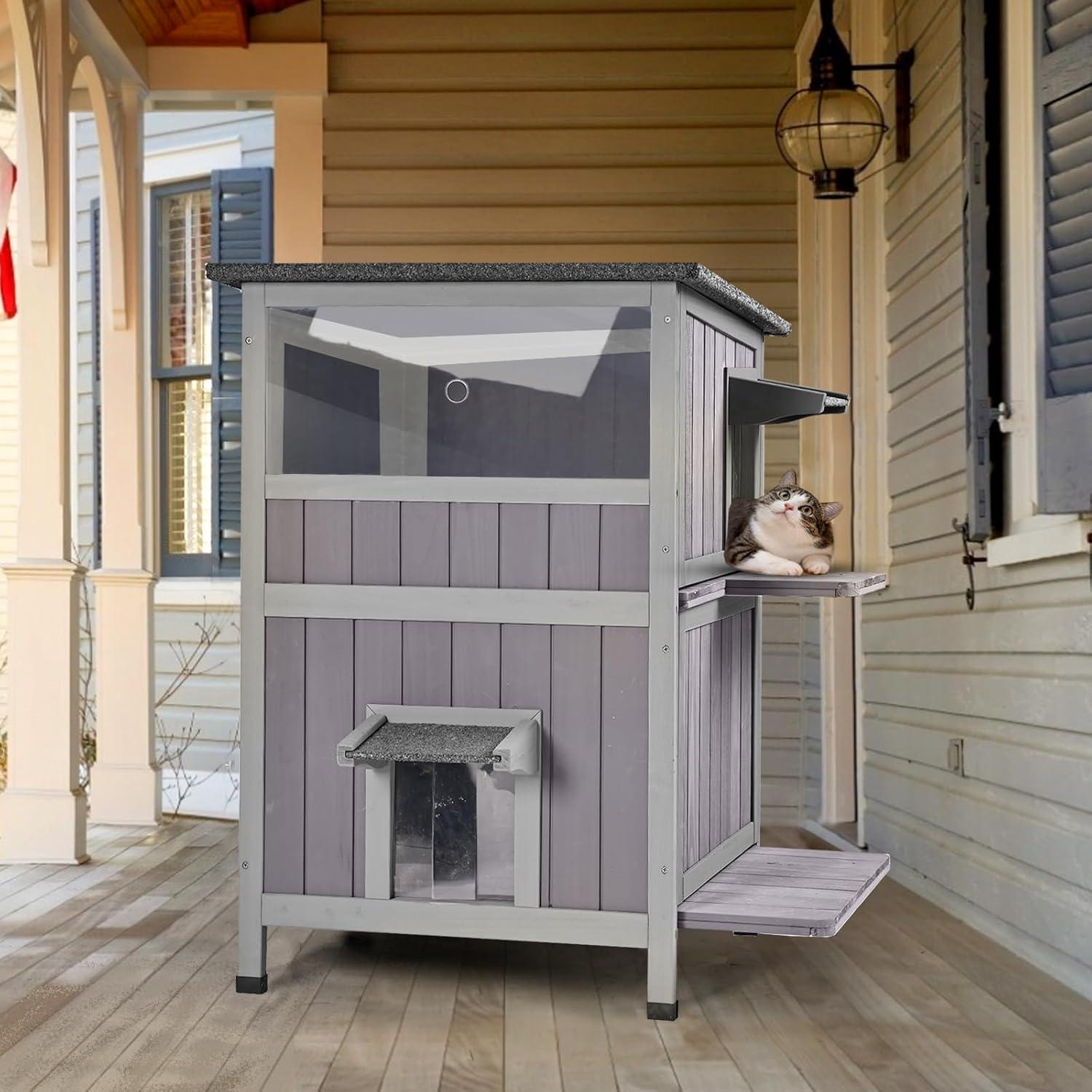 Aivituvin Portable Cat Playpen