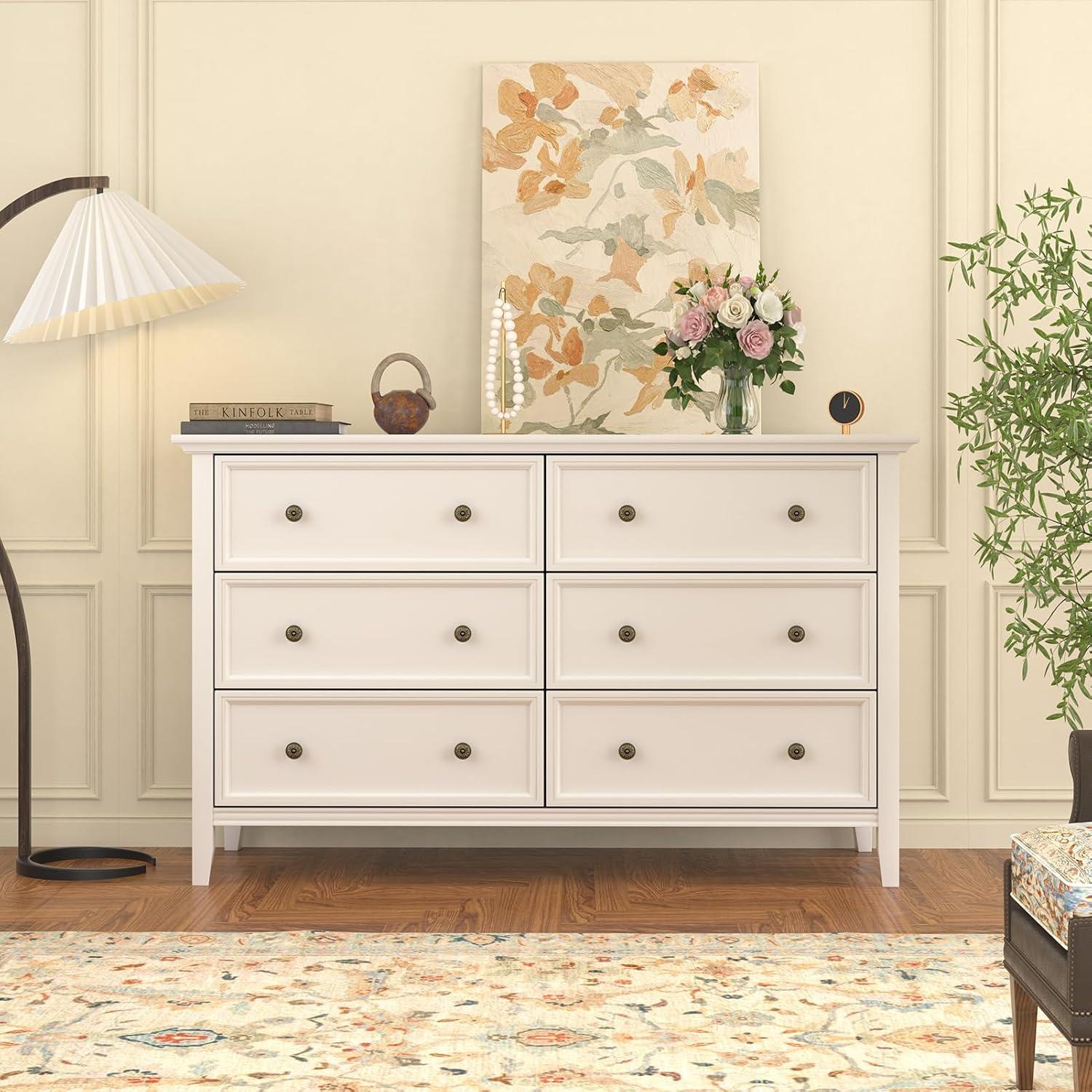 Decopom Modern 7 Drawers Dresser 7 Drawers Cabinet