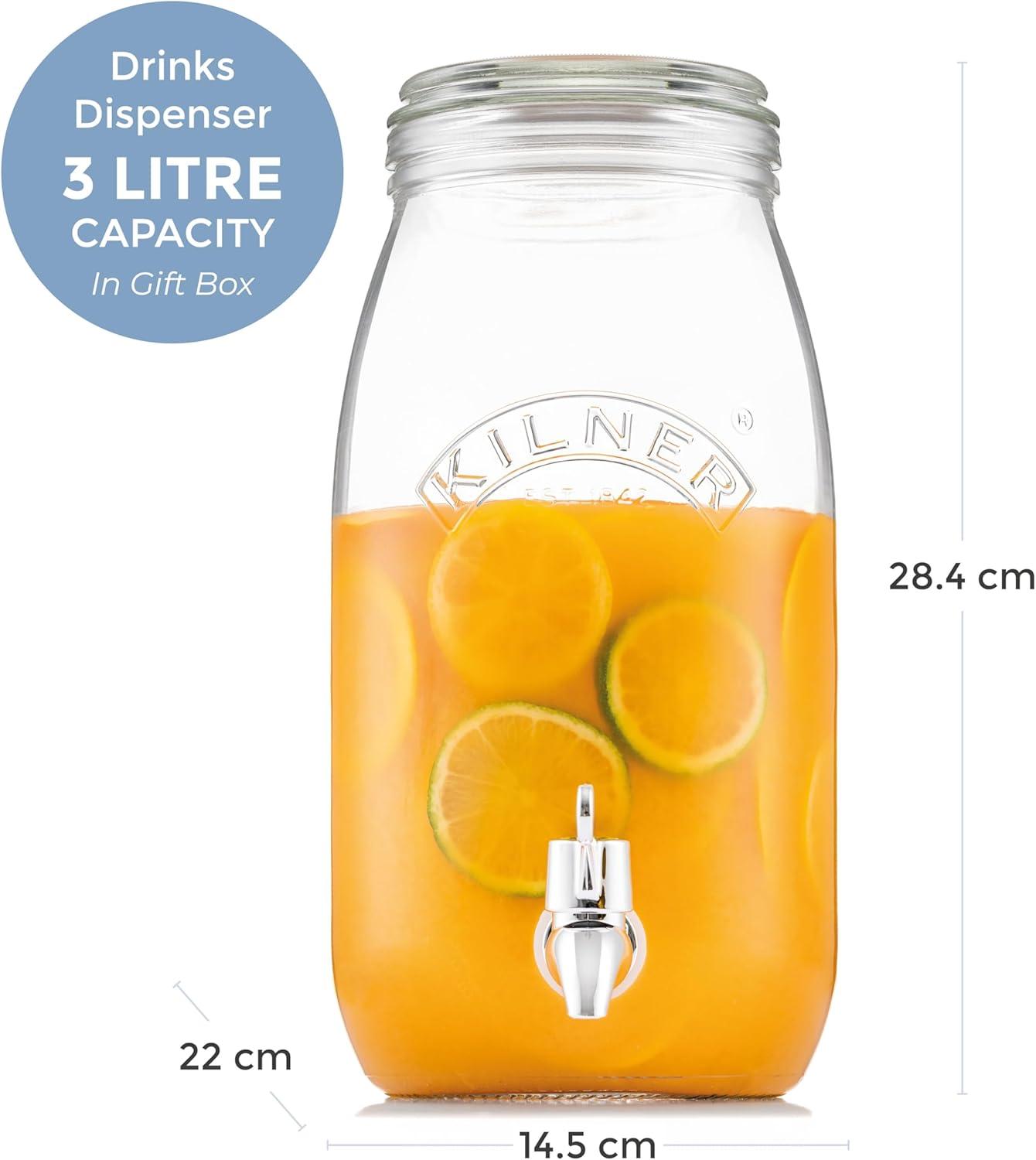 Kilner 3-Liter Drink Dispenser
