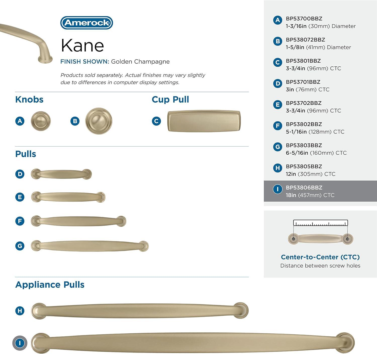 Amerock Kane Appliance Pull