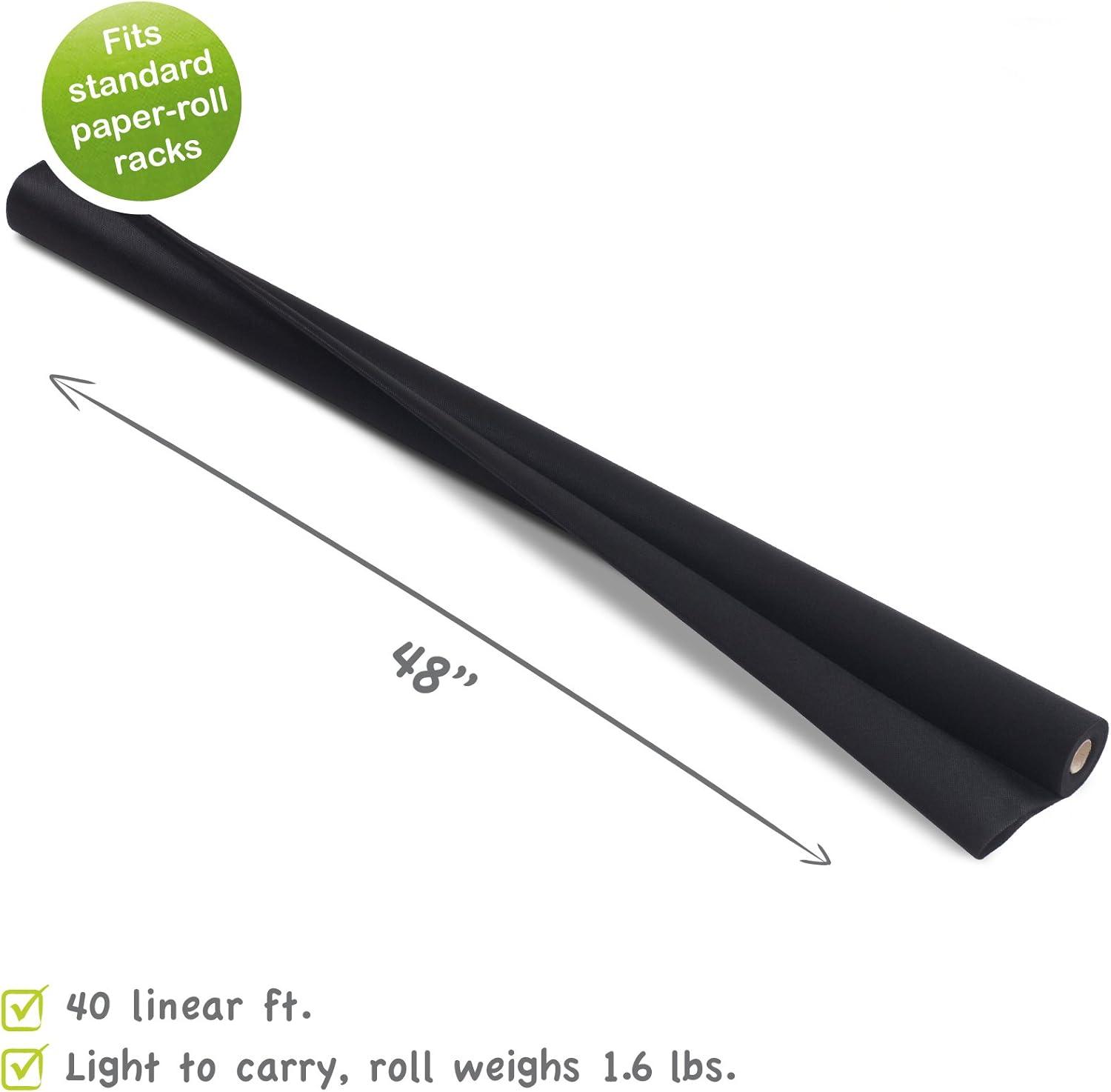 Smart-Fab® Art & Decoration Fabric Roll, 48" x 40', Black