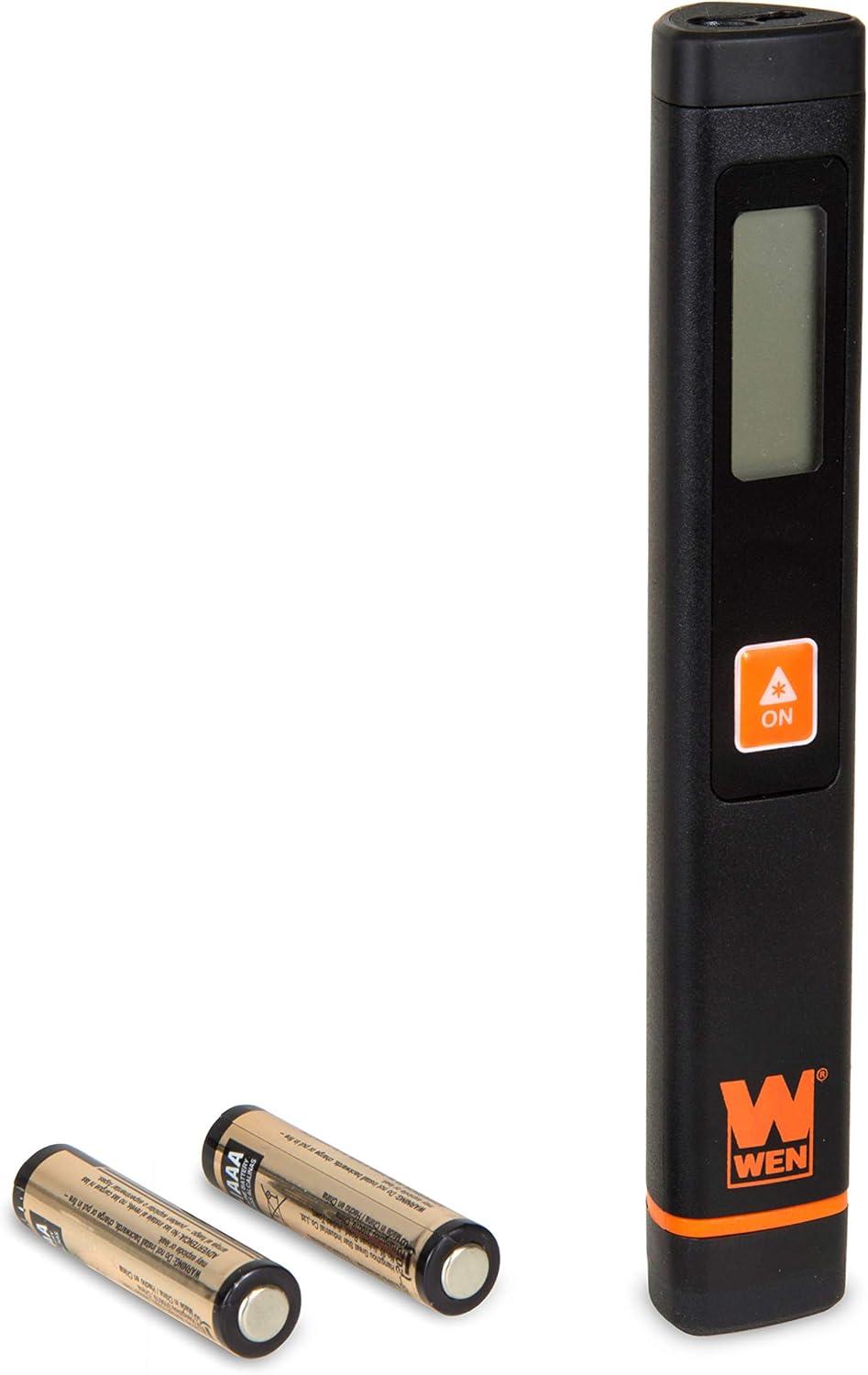 WEN Multi-Unit Pocket Laser Distance Measure with 32-Foot Range