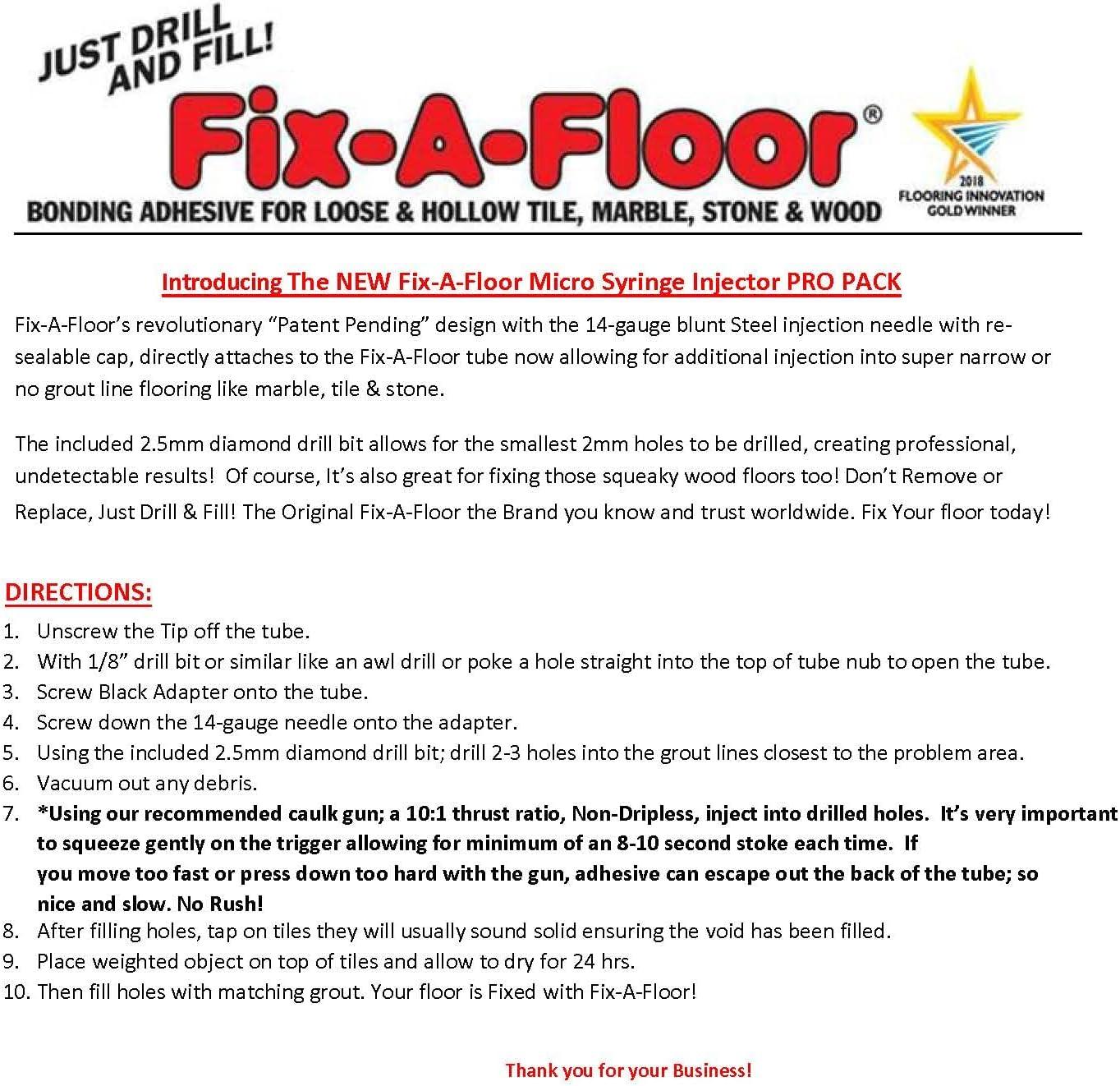 Fix-A-Floor Extra Strength Loose Tile Repair Adhesive Kit