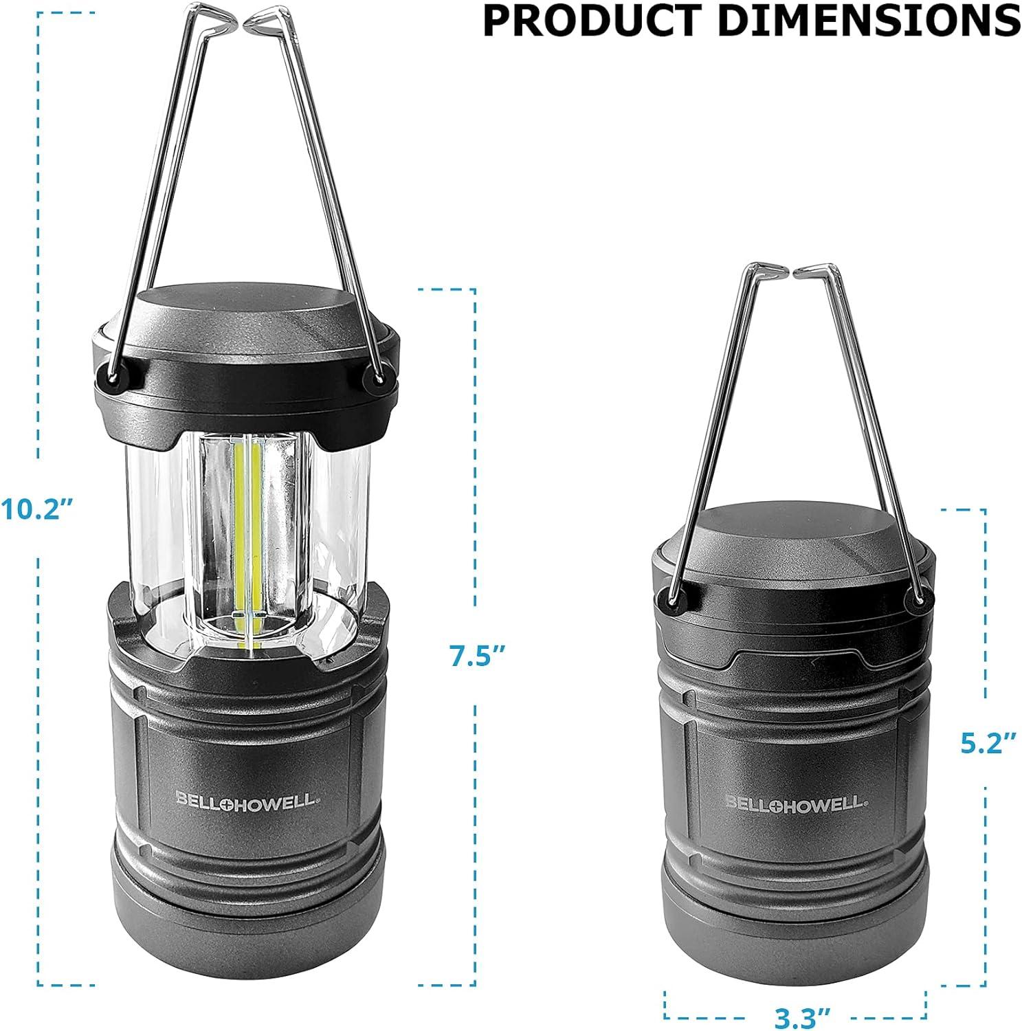 Bell + Howell 8'' Battery Powered Integrated LED Outdoor Lantern