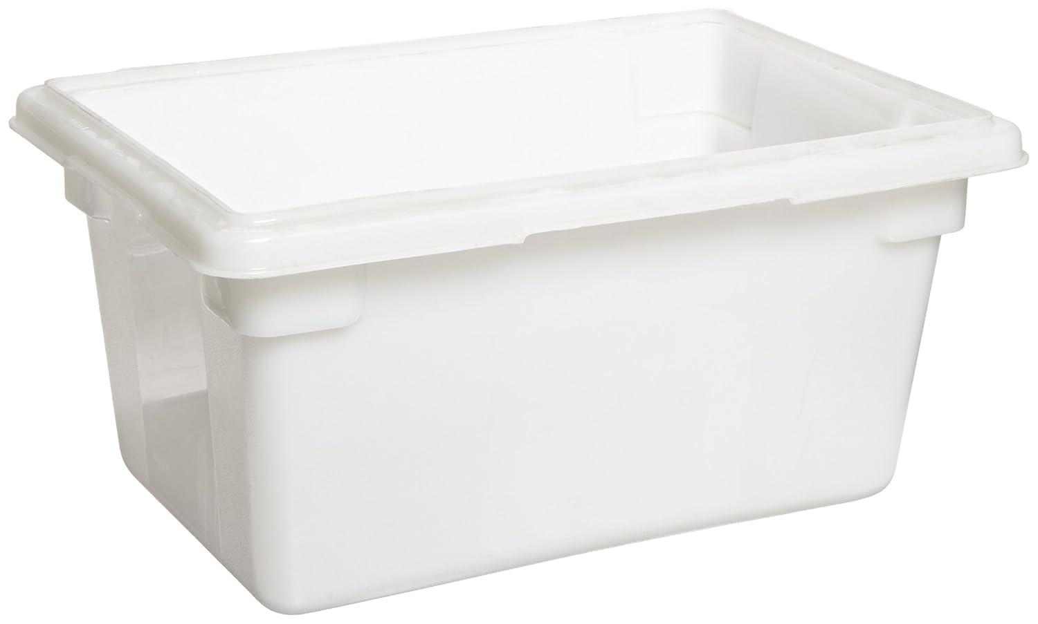 White 5-Gallon BPA-Free Plastic Food Storage Box