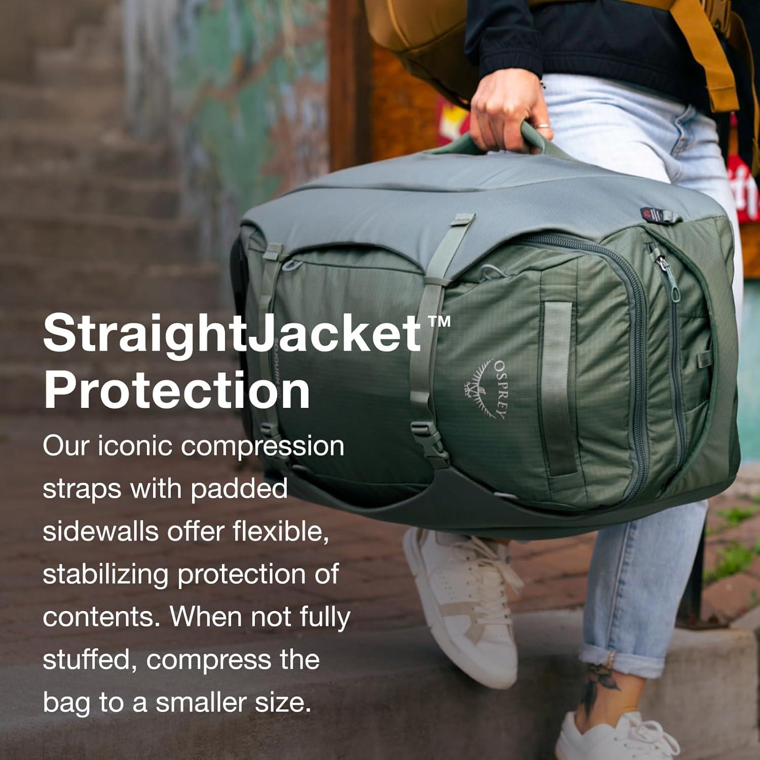 Brindle Brown Nylon 46L Travel Backpack with AirScape Panel